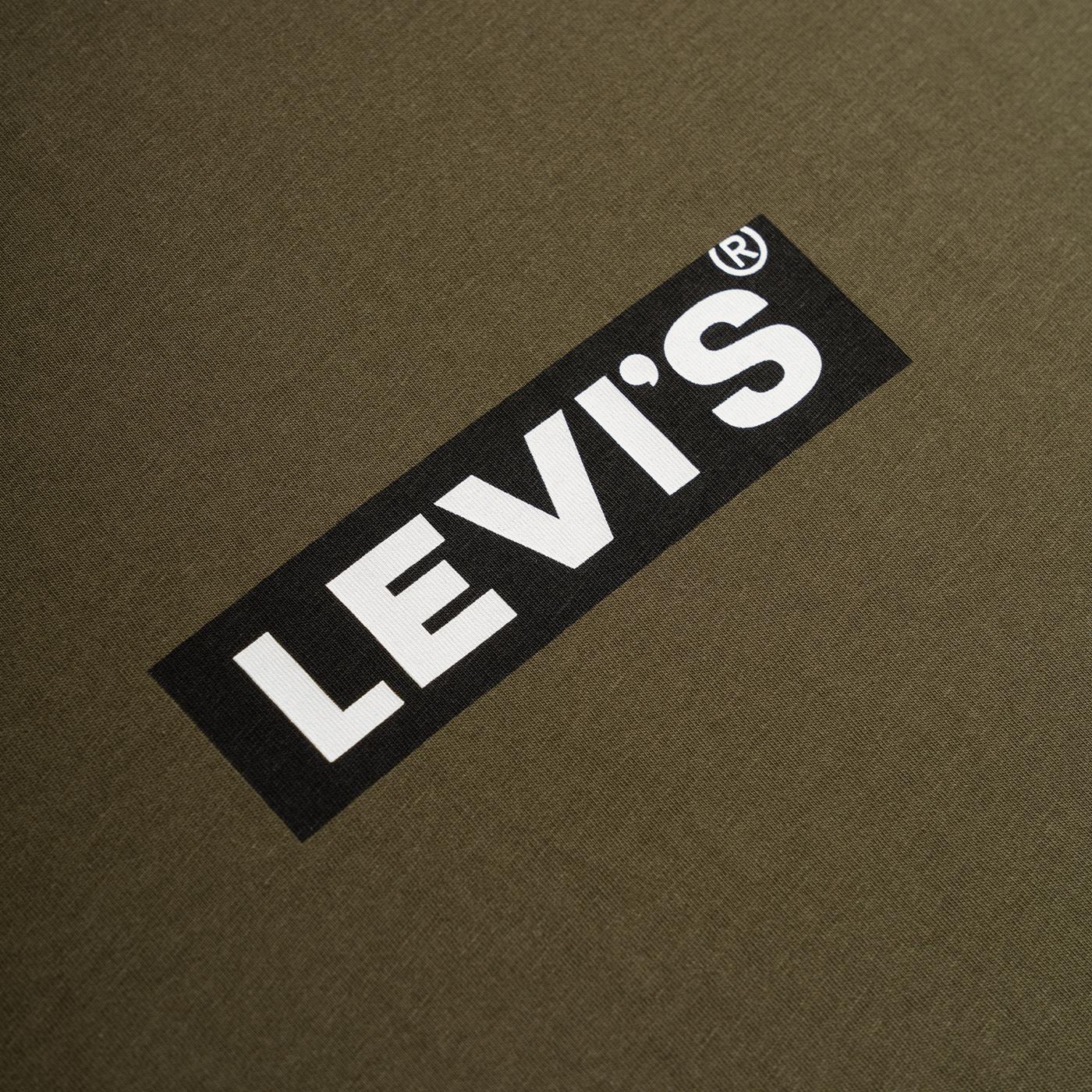Levis LSE SS Relaxed Fit Tee LSE Babytab Olive Night - Image 2