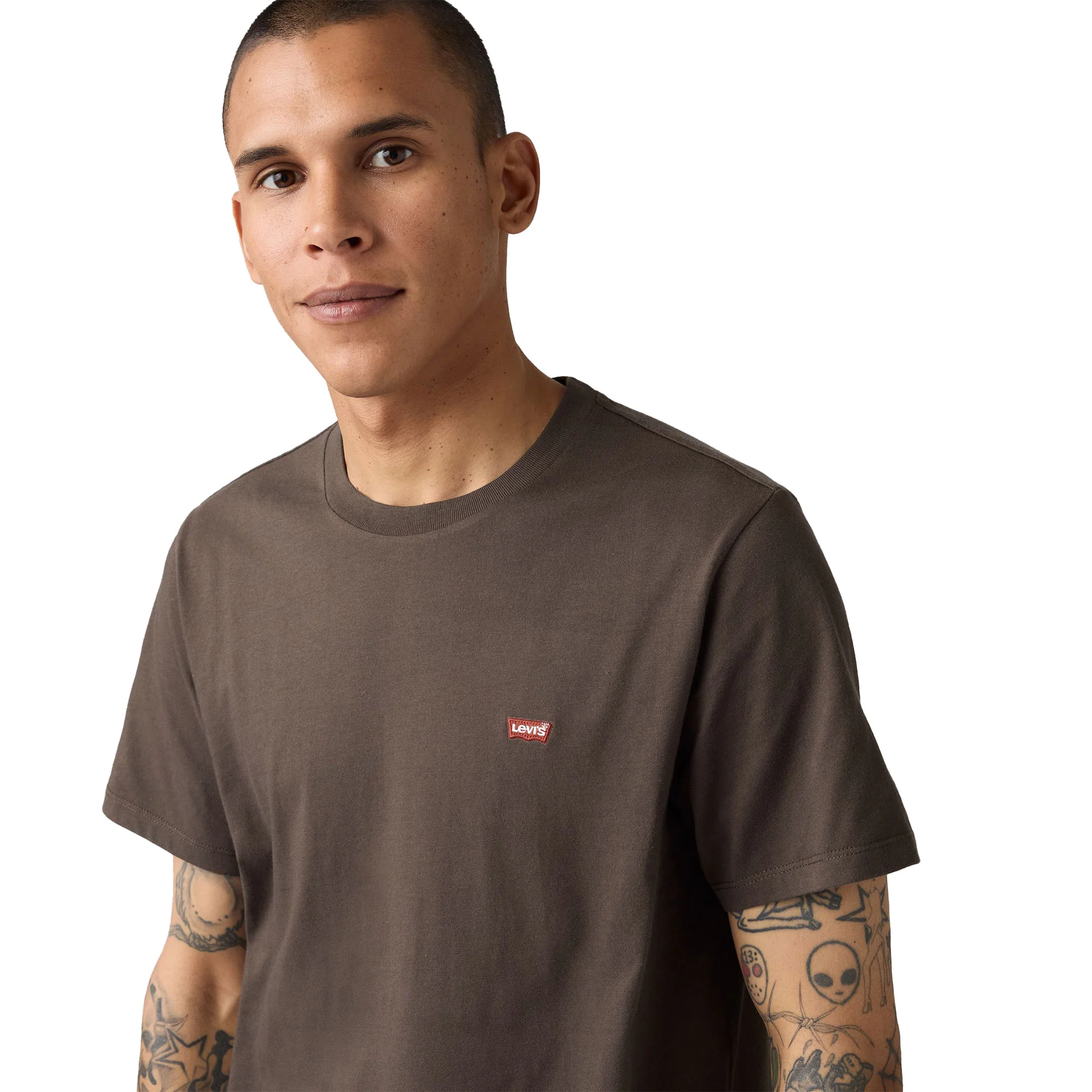 Levis SS Original Housemark Tee Bracken - Image 3