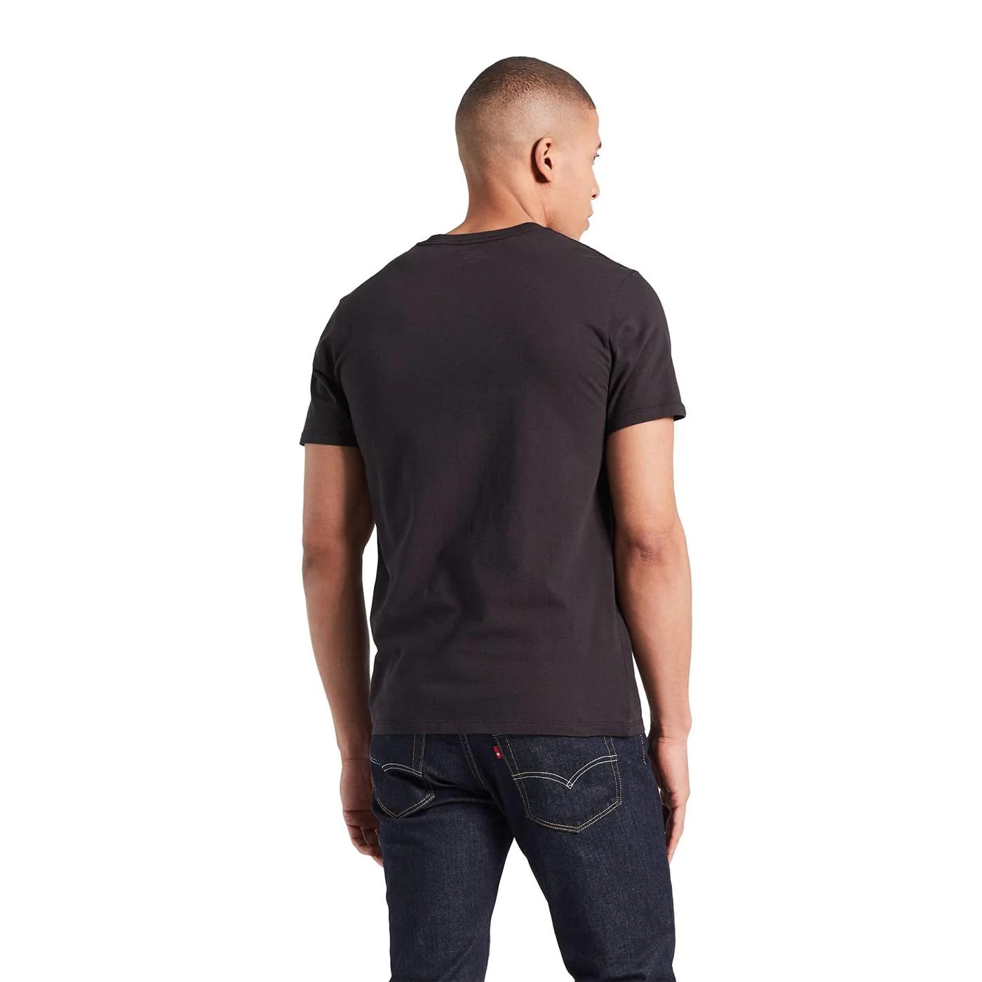 Levis SS Original Housemark Tee Mineral Black - Image 5
