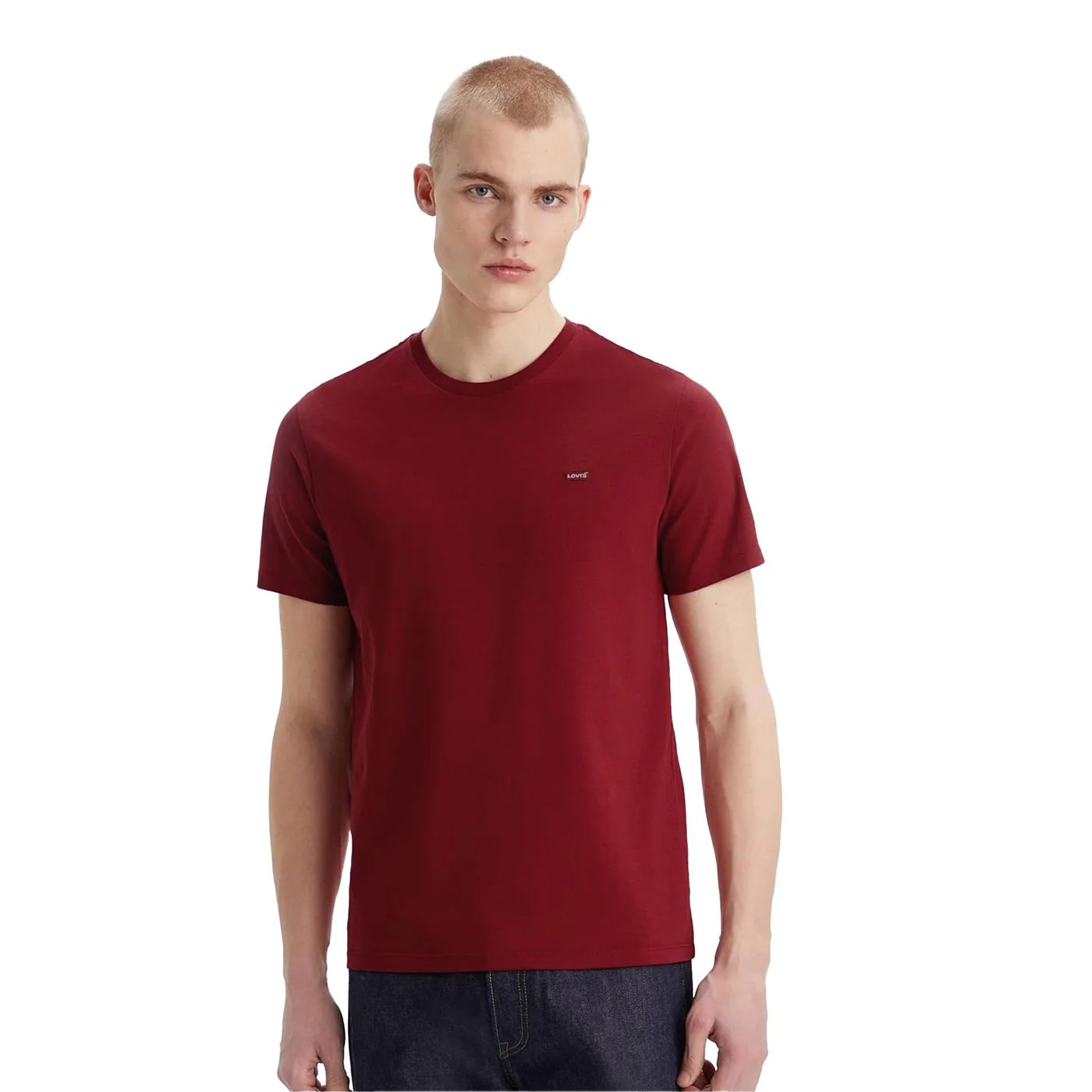 Levis SS Original Housemark Tee Rhythmic Red