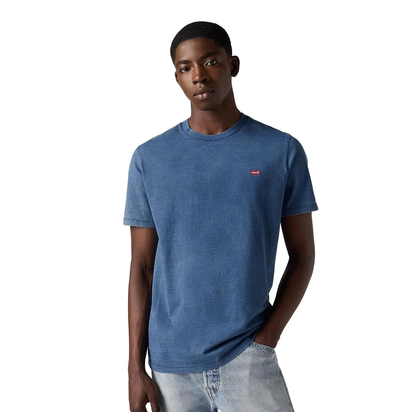 Levis SS Original Housemark Tee True Indigo Dark Indigo