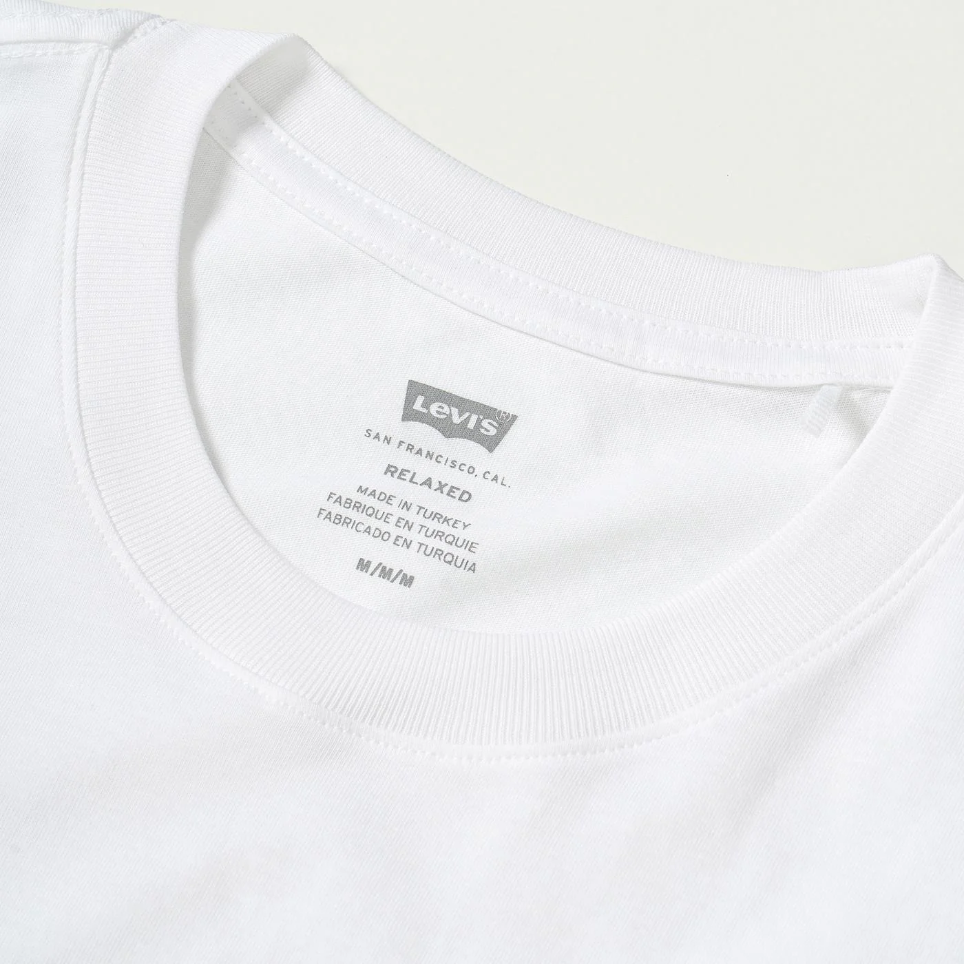 Levis SS Relaxed Fit Tee Boxtab White - Image 3