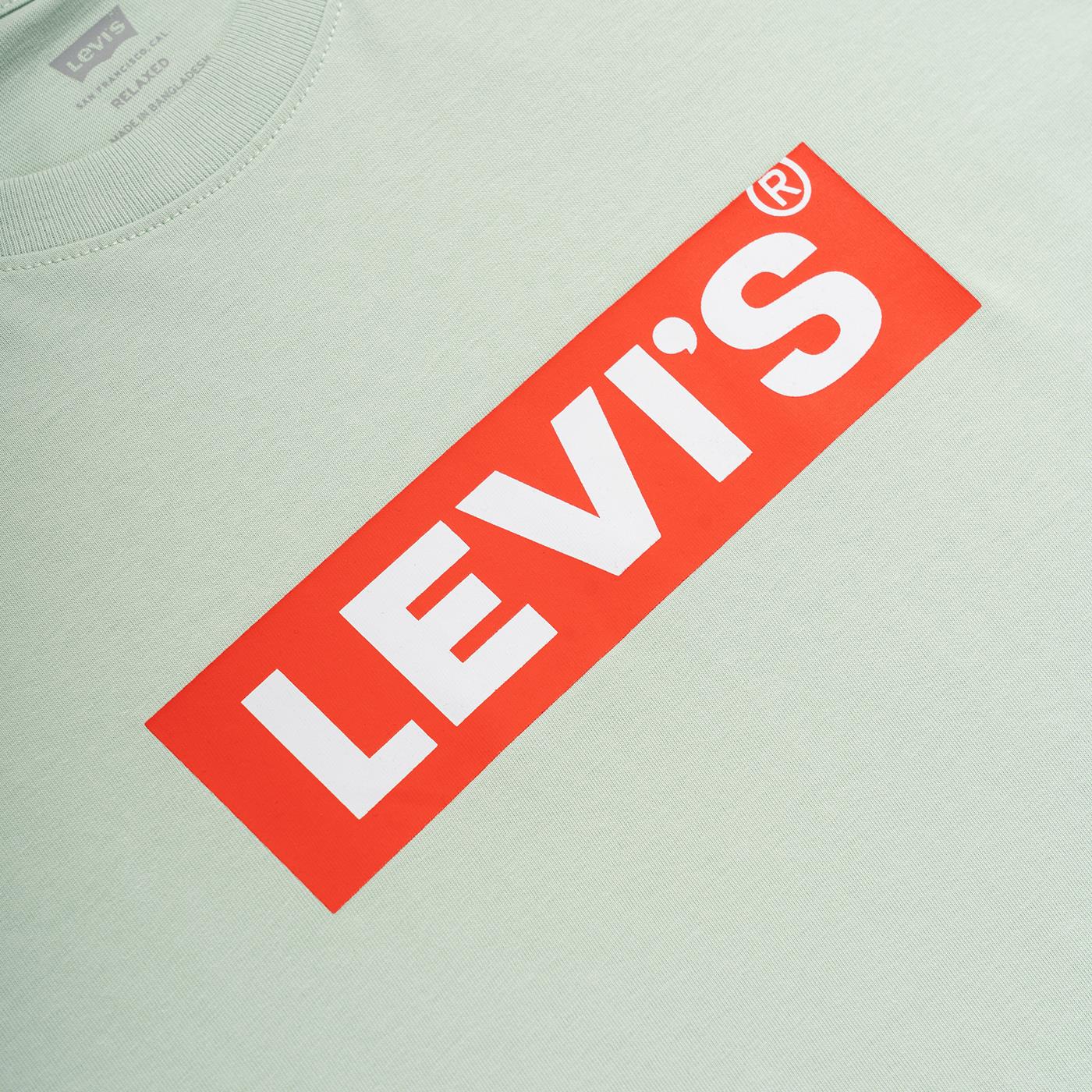 Levis SS Relaxed Fit Tee Core Boxtab Aqua Foam - Image 2