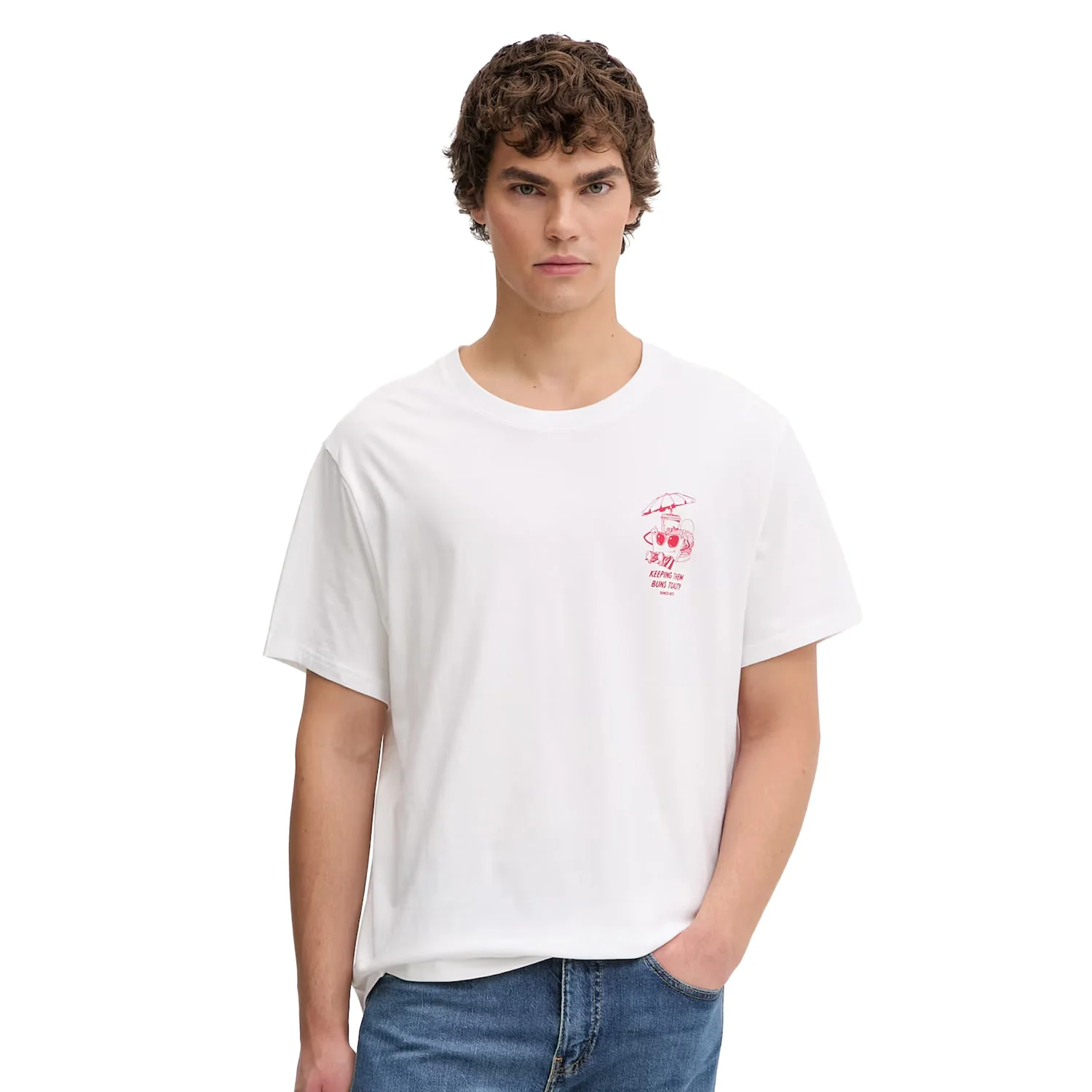 Levis SS Relaxed Fit Tee LS Fresh White Plus - Image 2