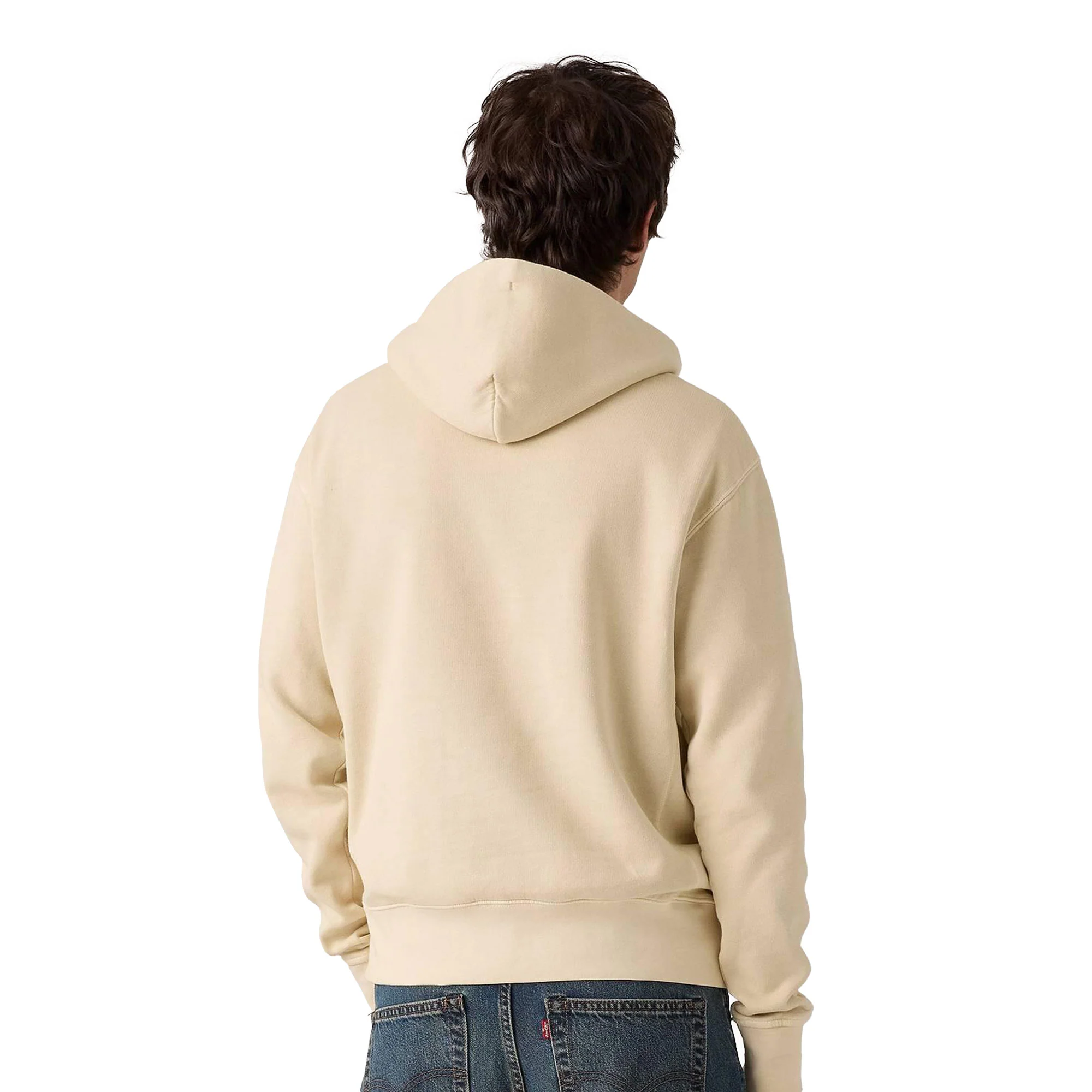 Levis The Authentic Hoodie Fog Garment Dye Fog - Image 2