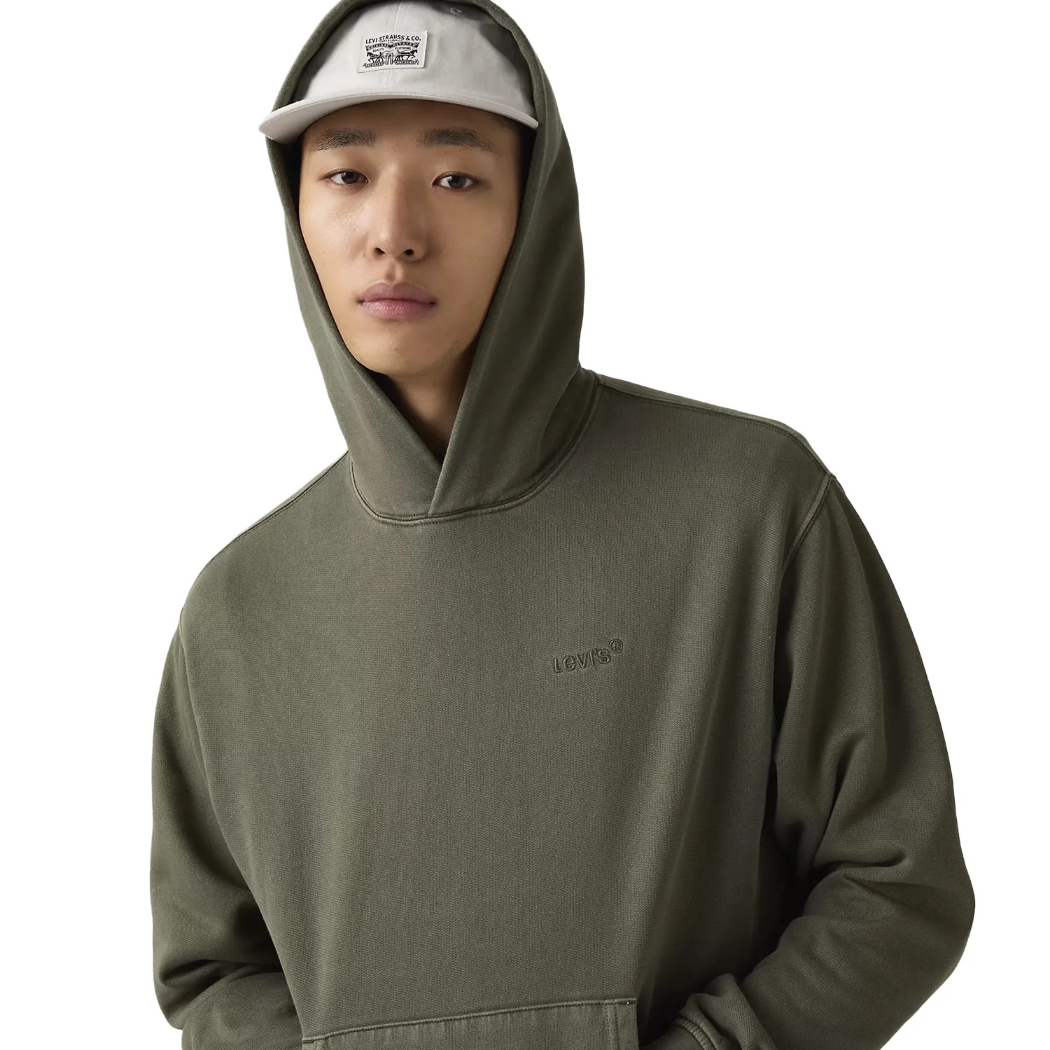 Levis The Authentic Hoodie Garment Dye Kambaba - Image 3