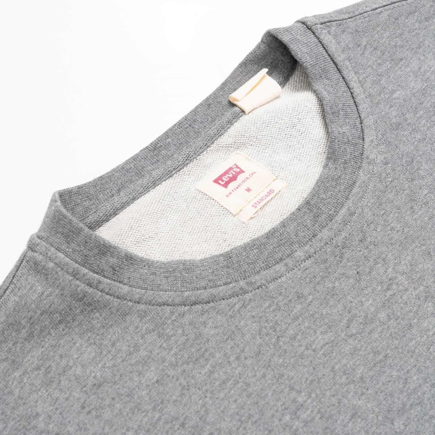 Levis The Original HM Crew Sweatshirt Chisel Grey Heather - Image 3