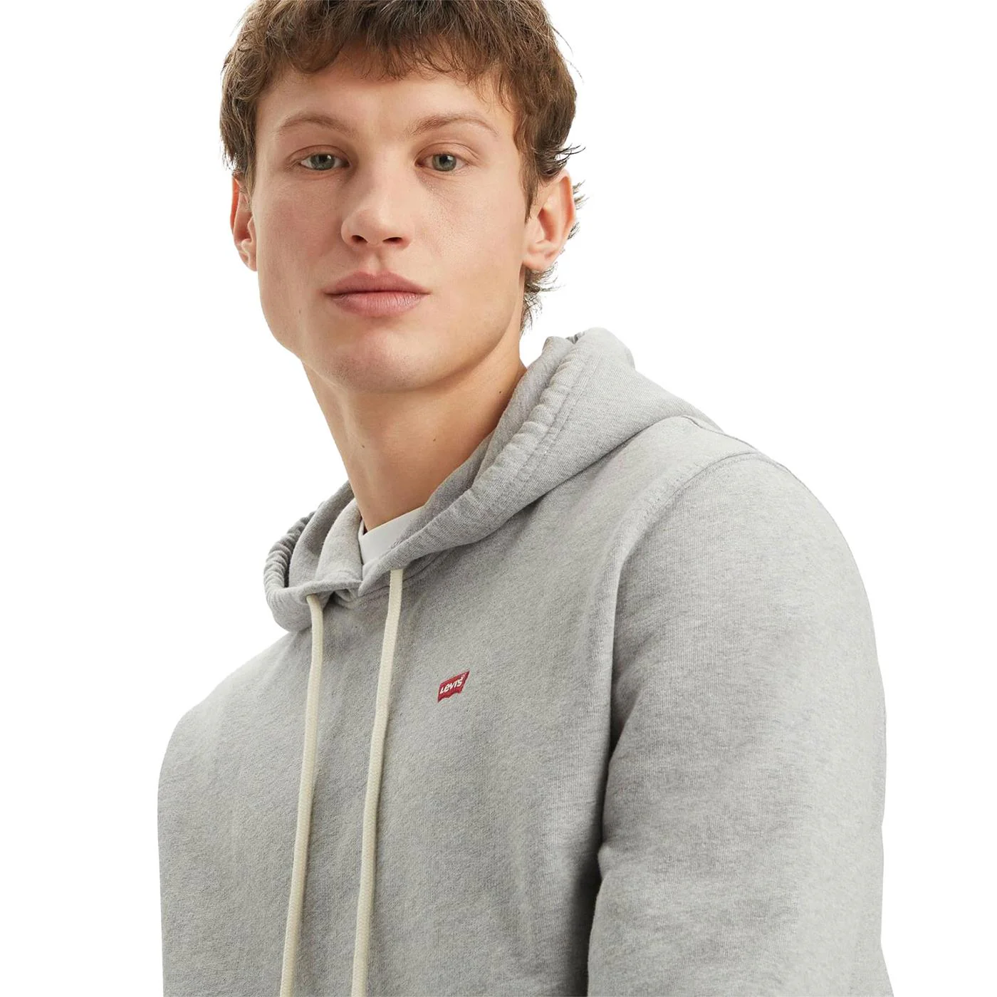 Levis The Original HM Hoodie Mid Tone Grey Heather - Image 3