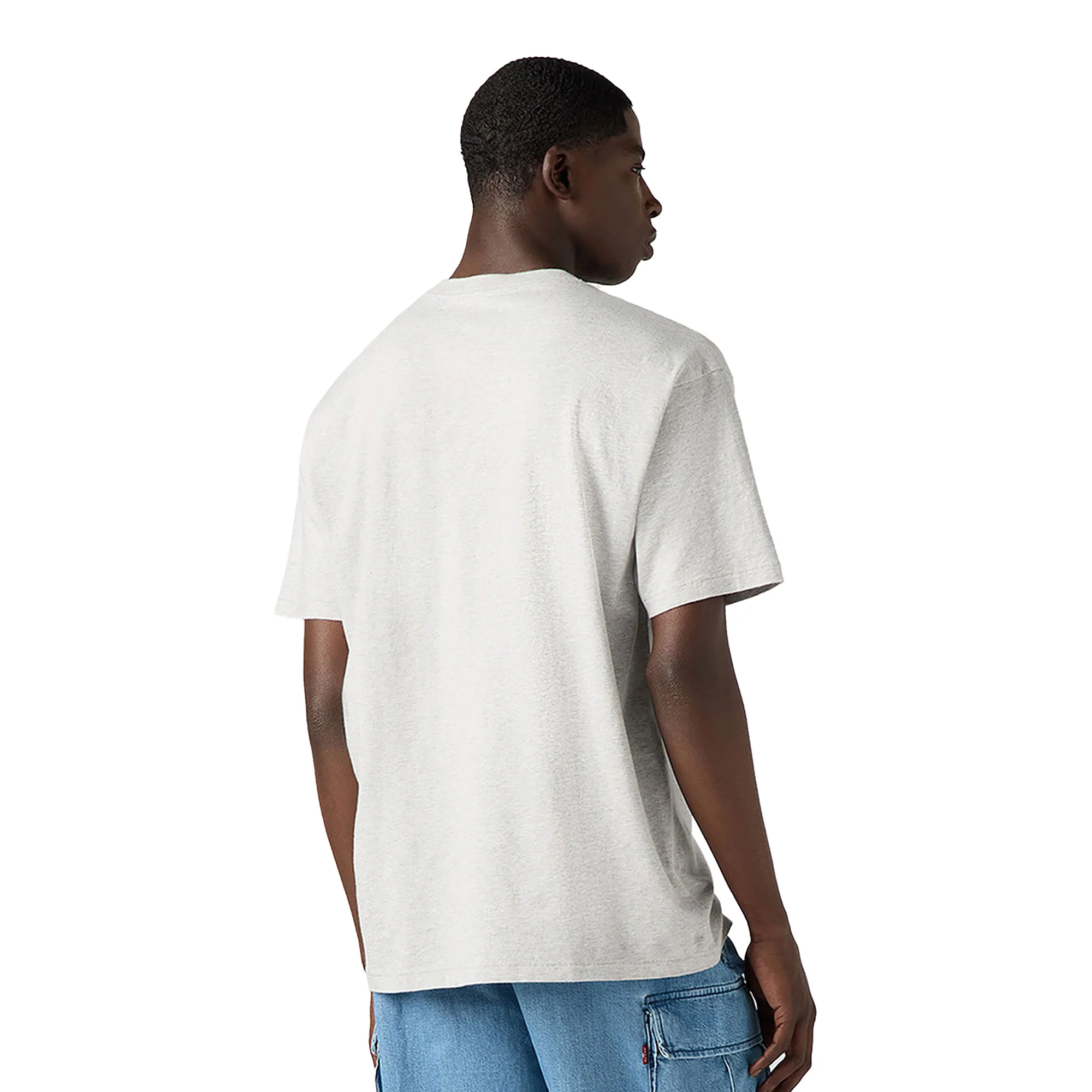 Levis Vintage BW Graphic Tee BW Logo Light Heather Grey - Image 2