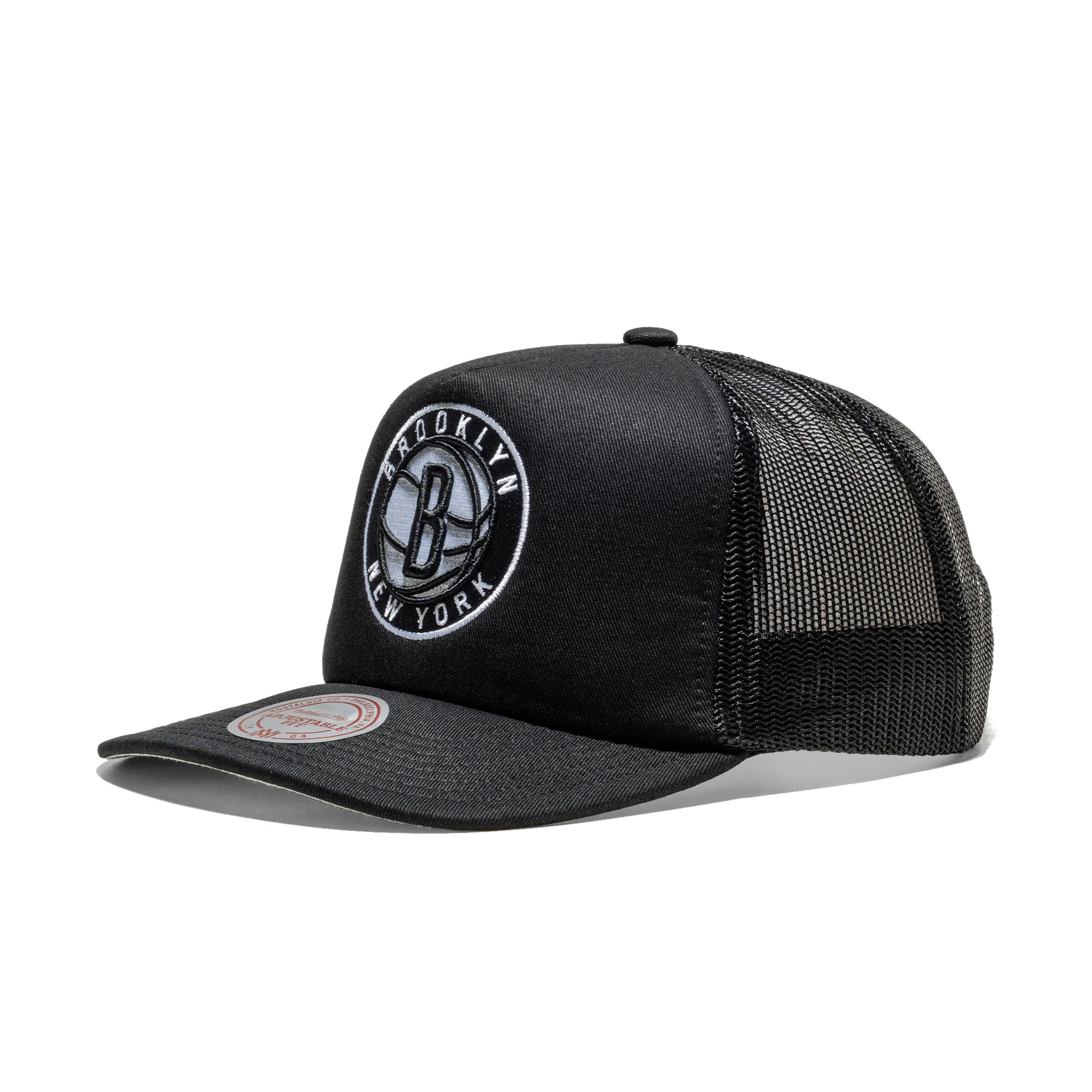 Mitchell & Ness Evergreen Trucker Hat Brooklyn Nets Black - Image 2