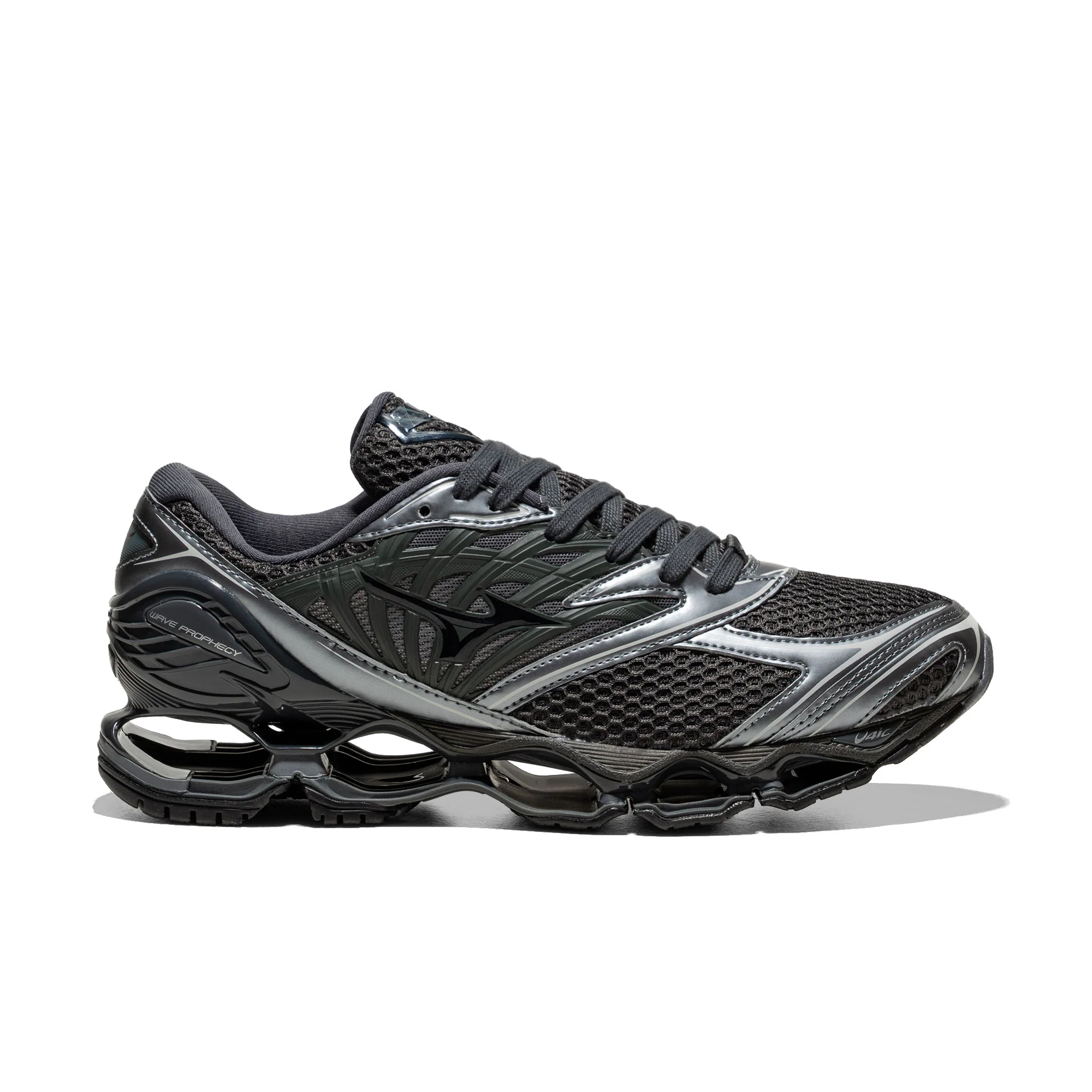 Mizuno Wave Prophecy LS Black Sand/Black/Metallic Gray
