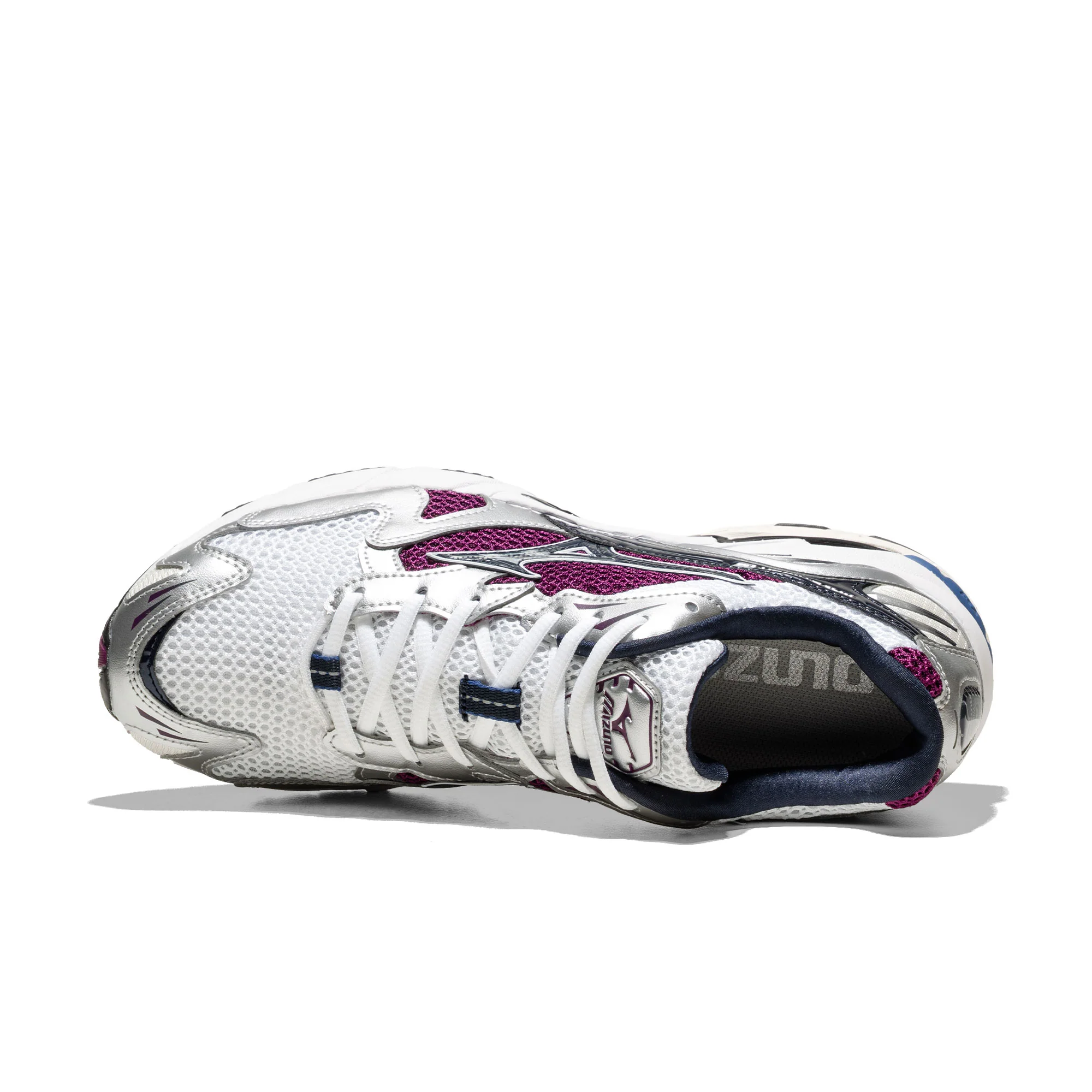 Mizuno Wave Rider 10 White/Baritone Blue/Dark Purple - Image 5