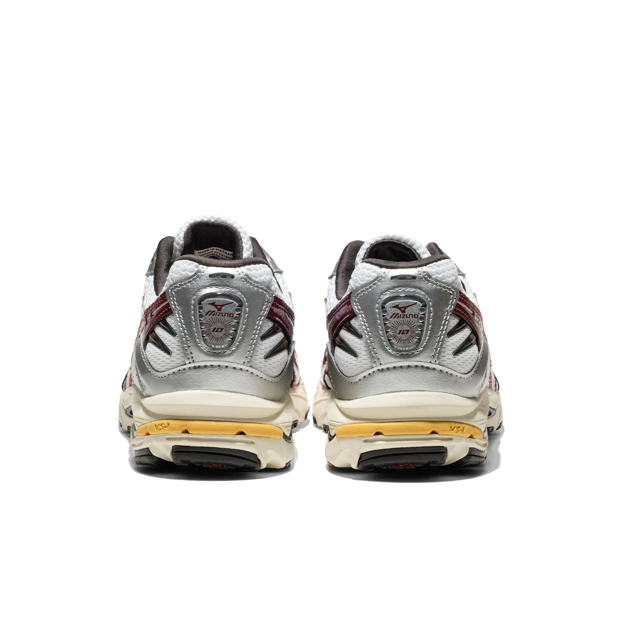Mizuno Wave Rider 10 White/Black Sand/Syrah - Image 4