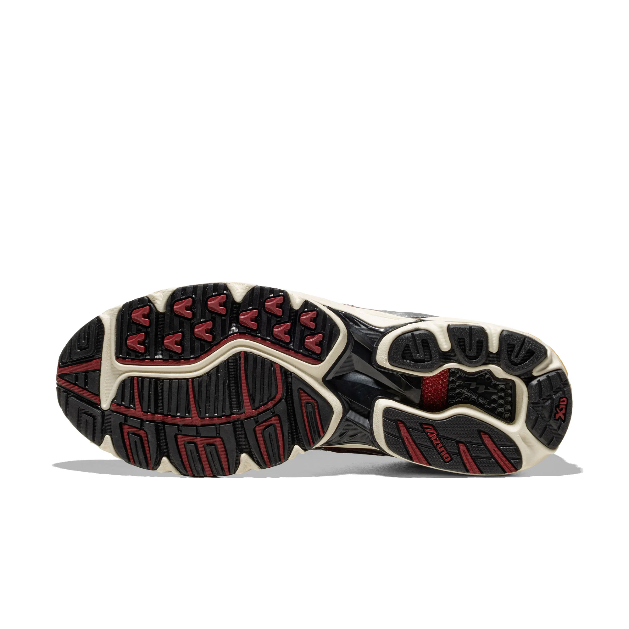 Mizuno Wave Rider 10 White/Black Sand/Syrah - Image 6