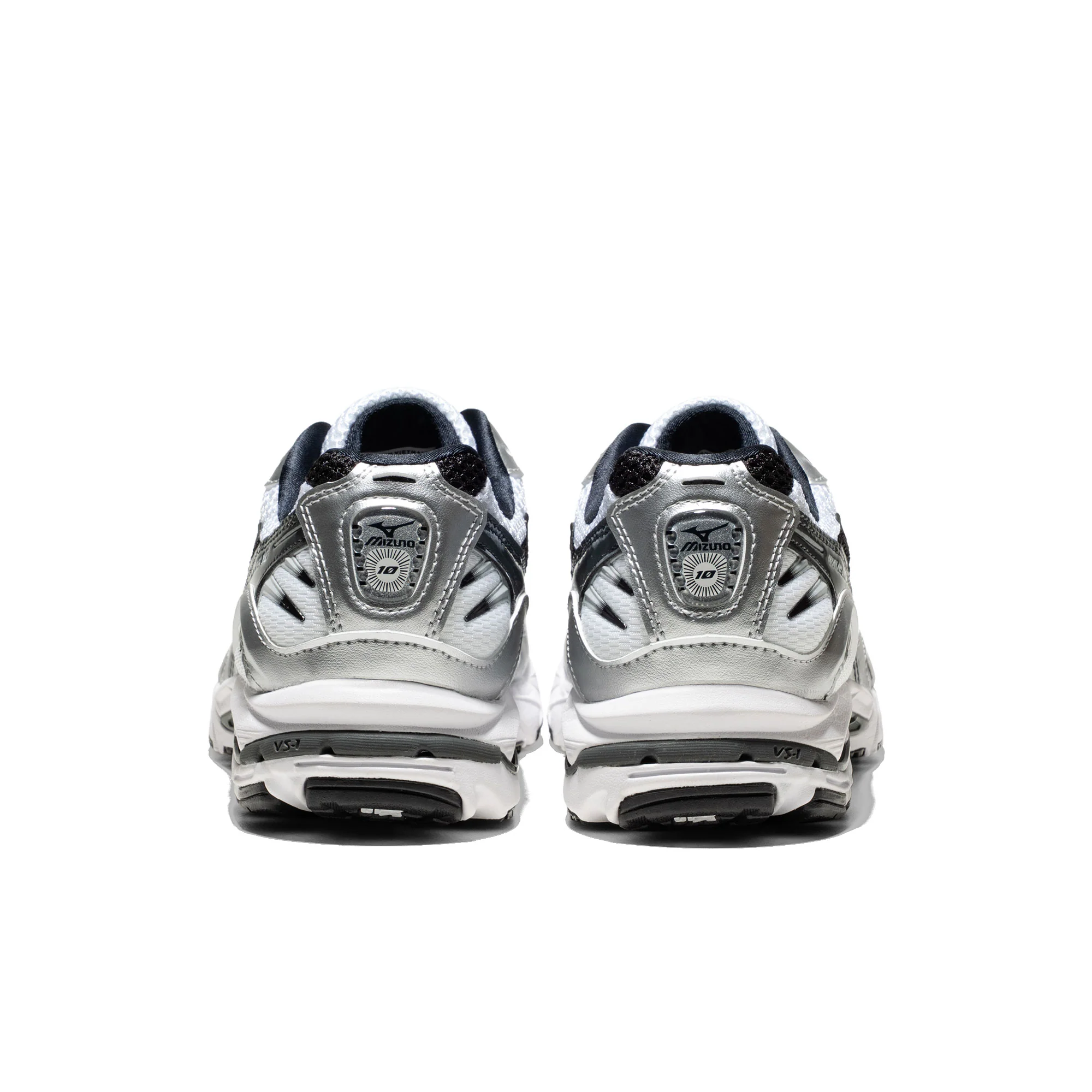 Mizuno Wave Rider 10 White/Silver/Black - Image 4