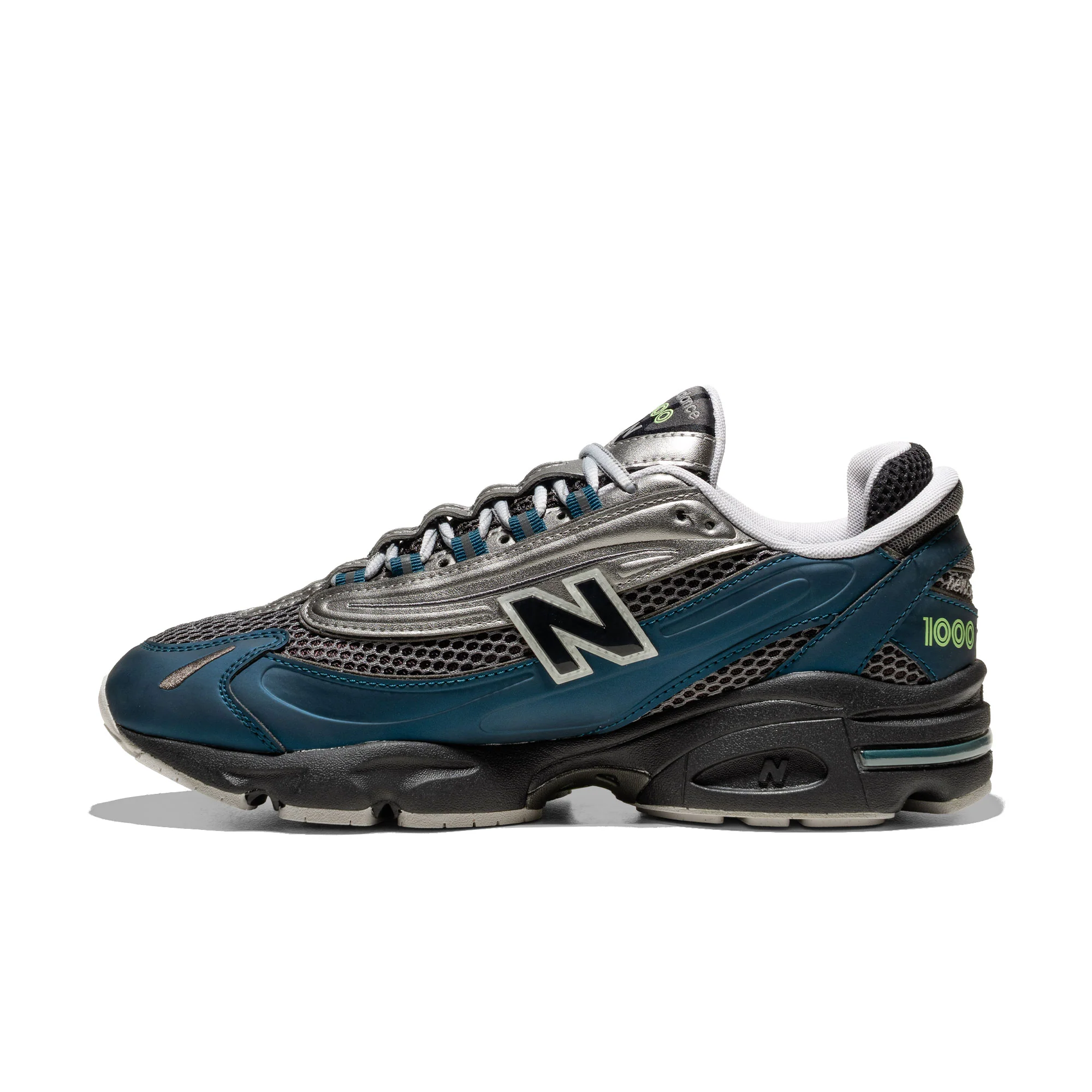 New Balance 1000 Deep Ocean/Dark Silver Metallic - Image 3