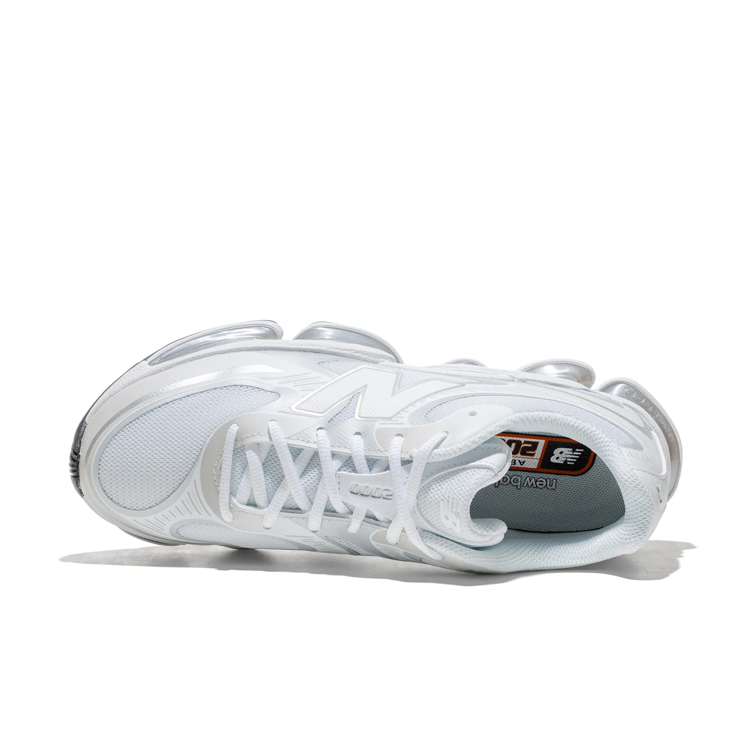 New Balance 2000 White/Silver Mettalic - Image 5