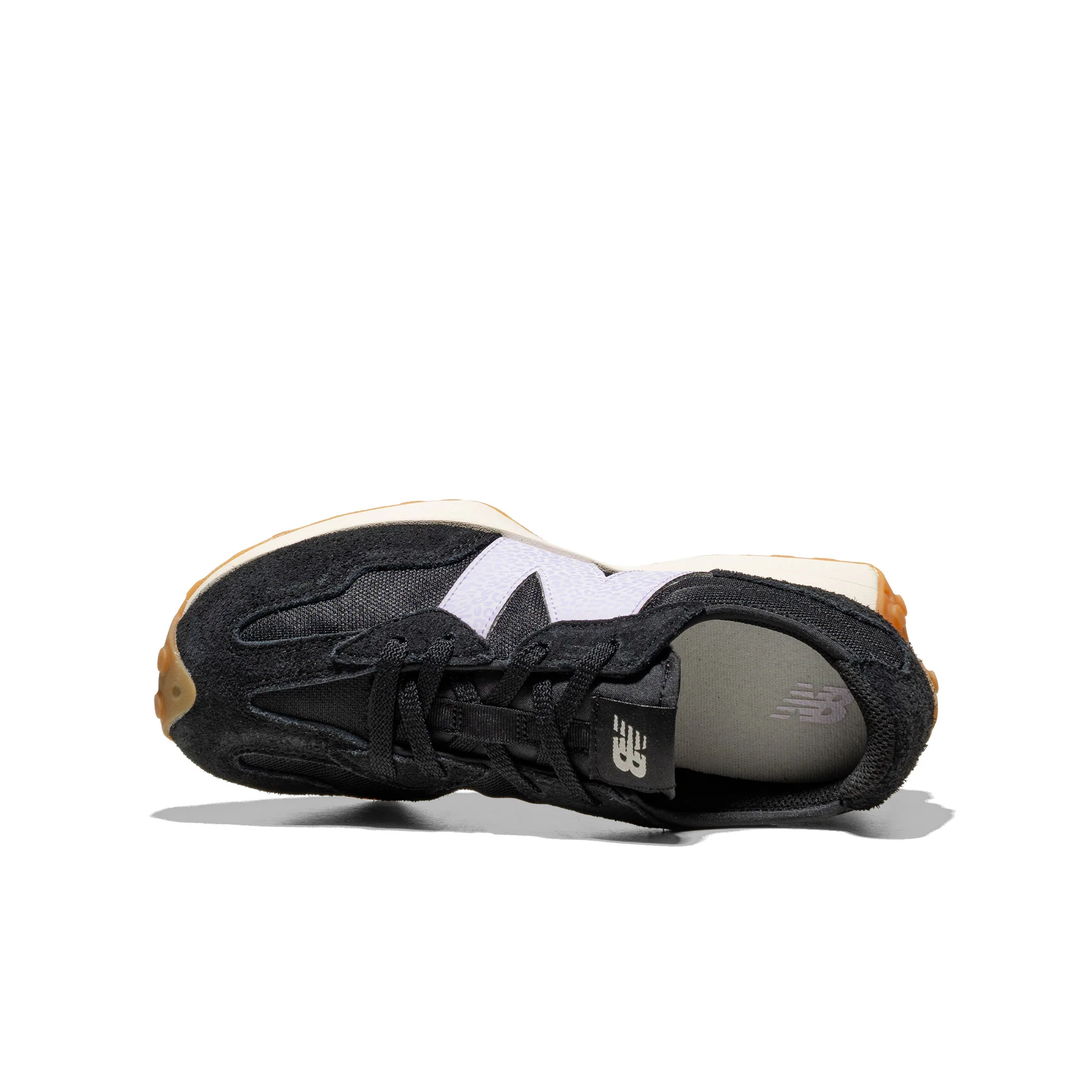 New Balance 327 Black/Bright Lavender - Image 5