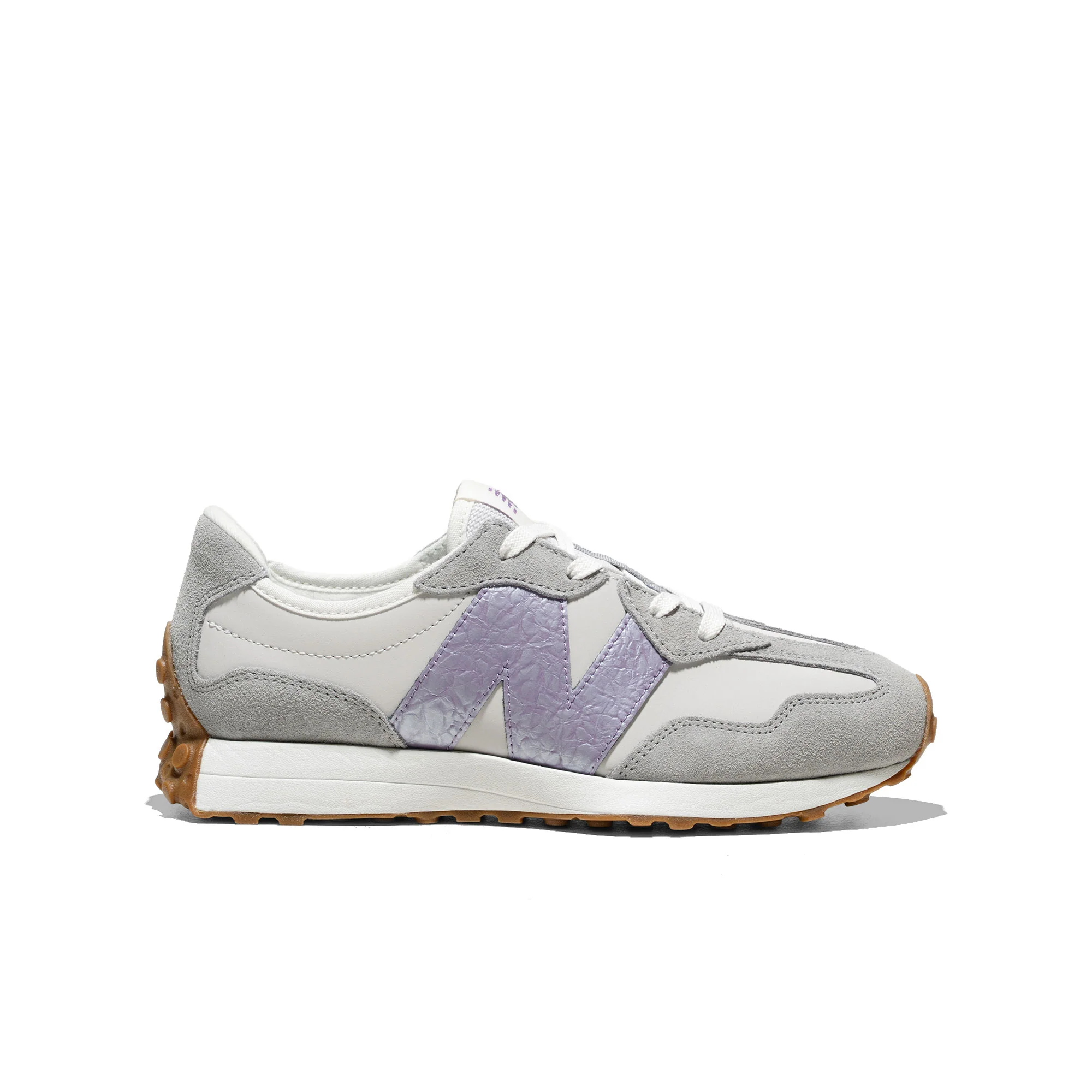 New Balance 327 Grey Matter/Candied Violet