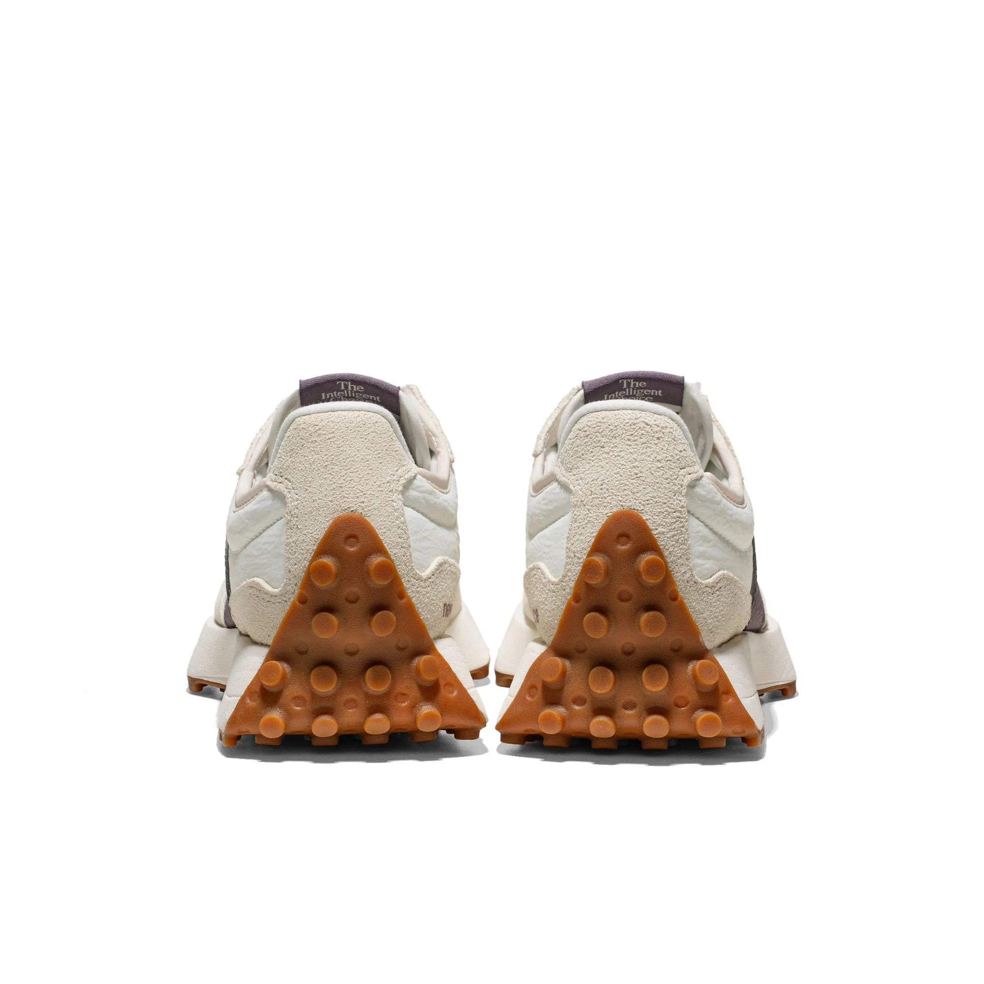 New Balance 327 Linen/Sea Salt/Dark Ice Wine - Image 4