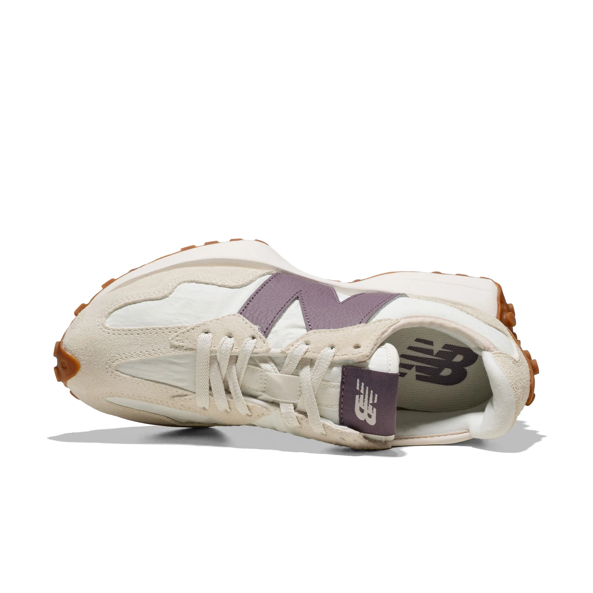 New Balance 327 Linen/Sea Salt/Dark Ice Wine - Image 5