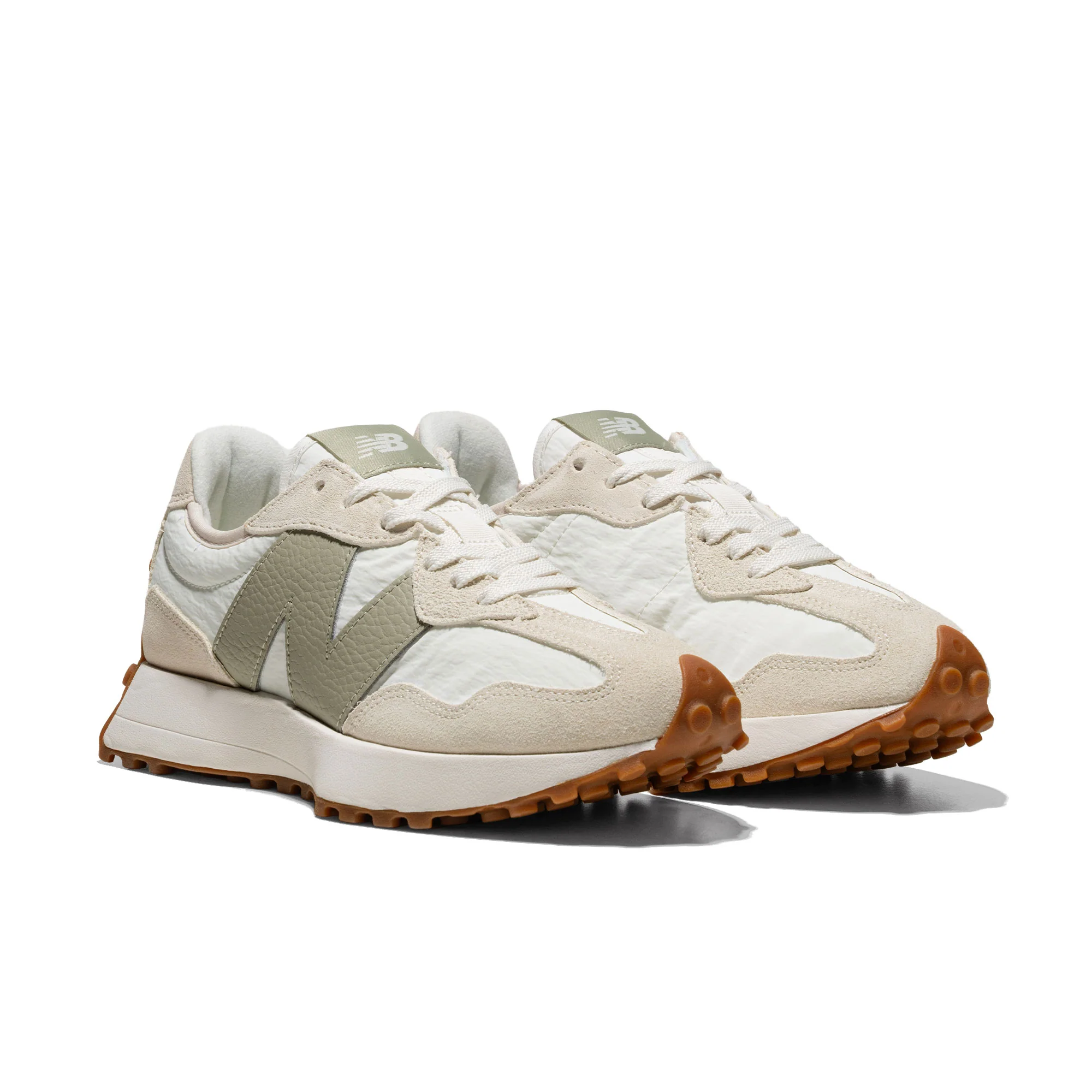 New Balance 327 Linen/Sea Salt/Olivine - Image 2