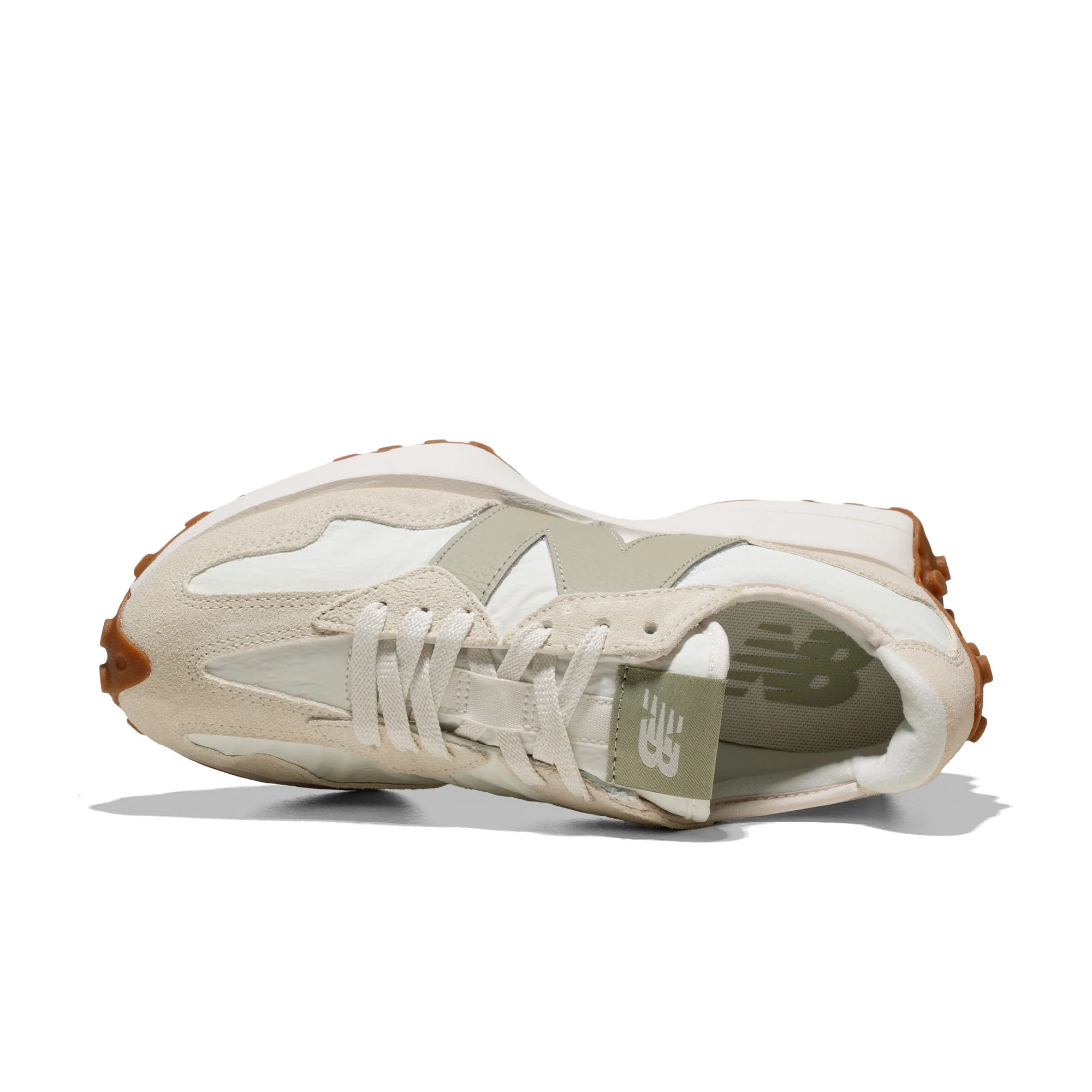 New Balance 327 Linen/Sea Salt/Olivine - Image 5