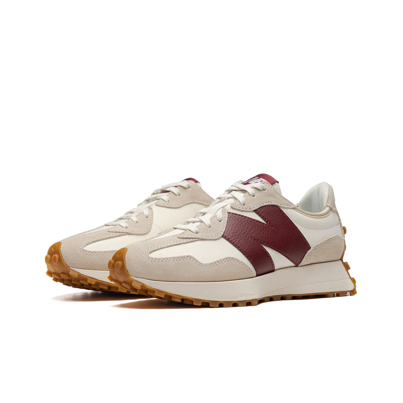 New Balance 327 Moonbeam/Classic Burgundy - Image 3