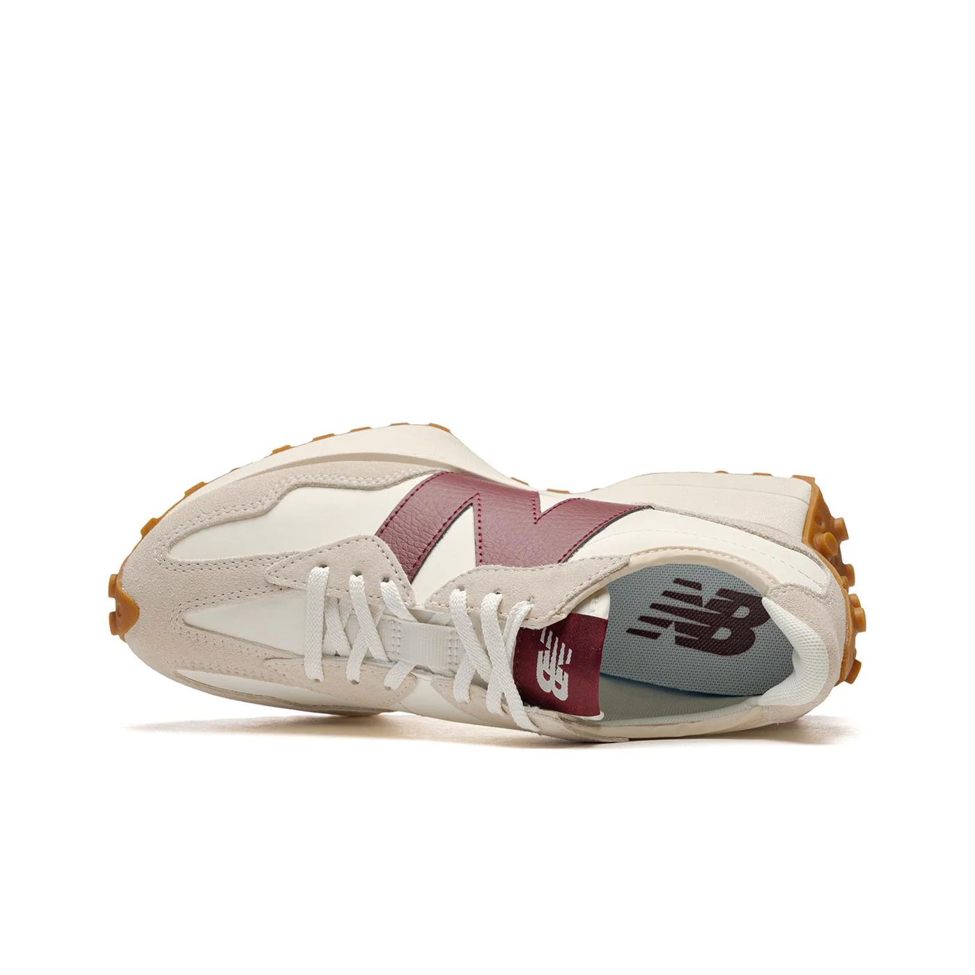 New Balance 327 Moonbeam/Classic Burgundy - Image 5