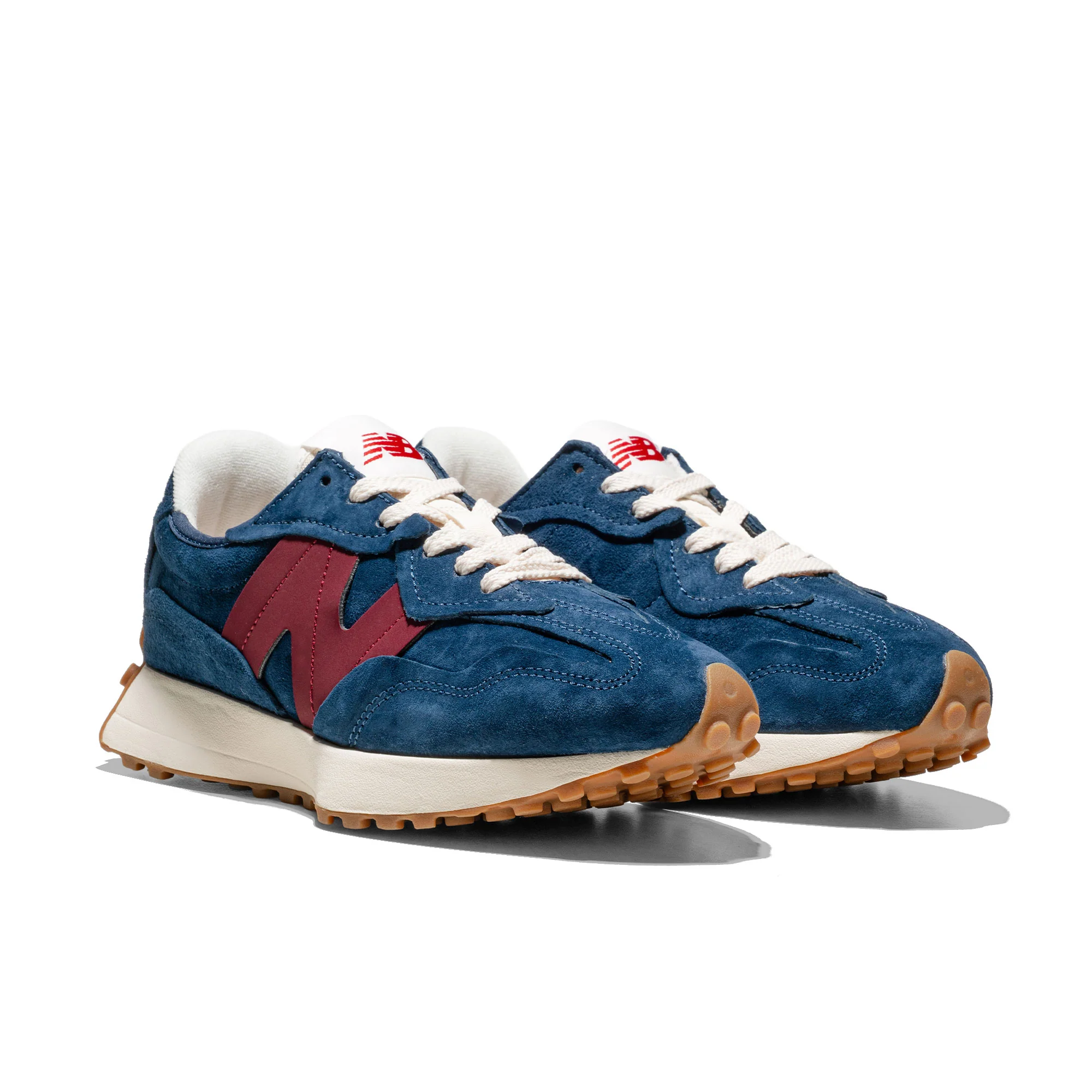 New Balance 327 NB Navy/Monarch Burgundy - Image 2