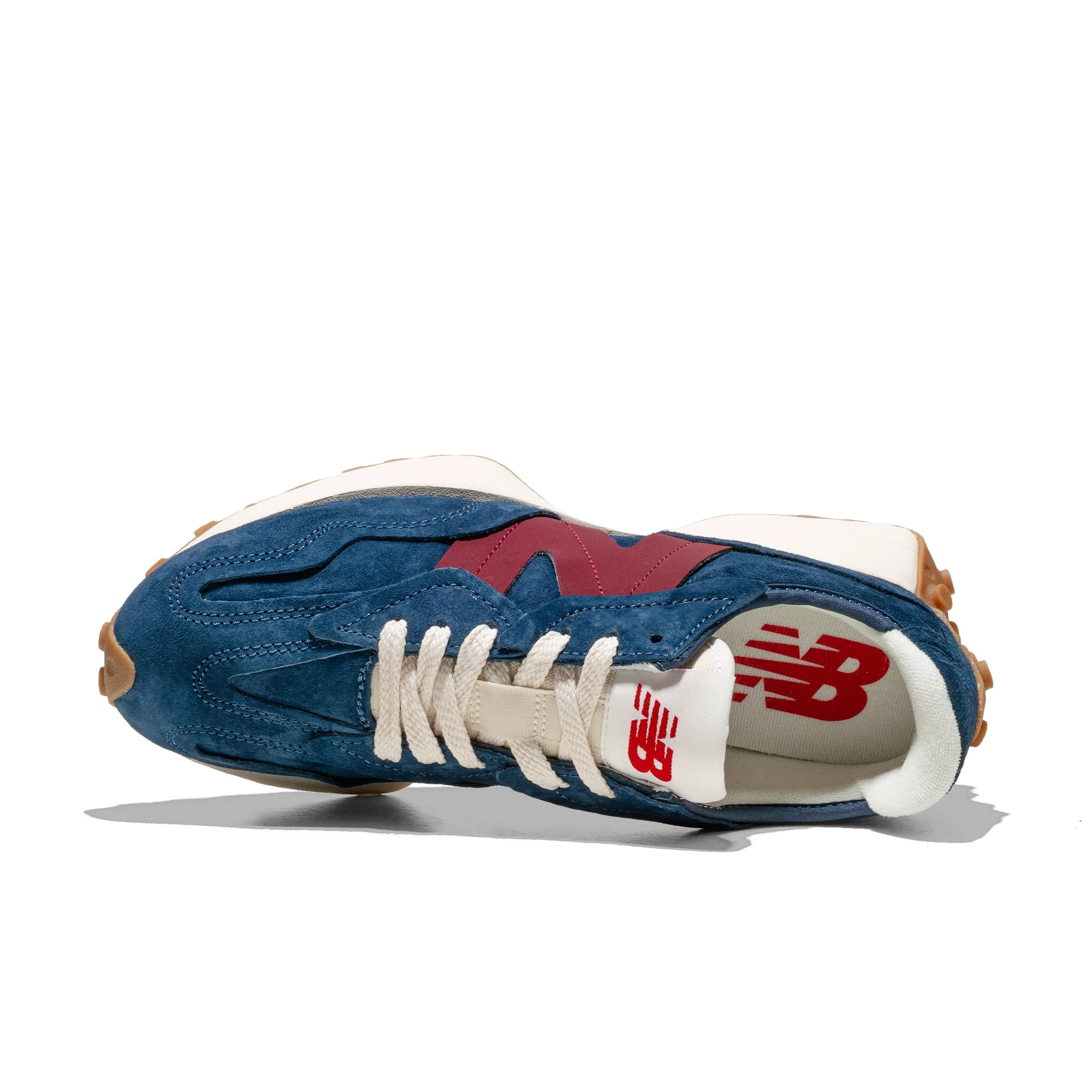 New Balance 327 NB Navy/Monarch Burgundy - Image 5