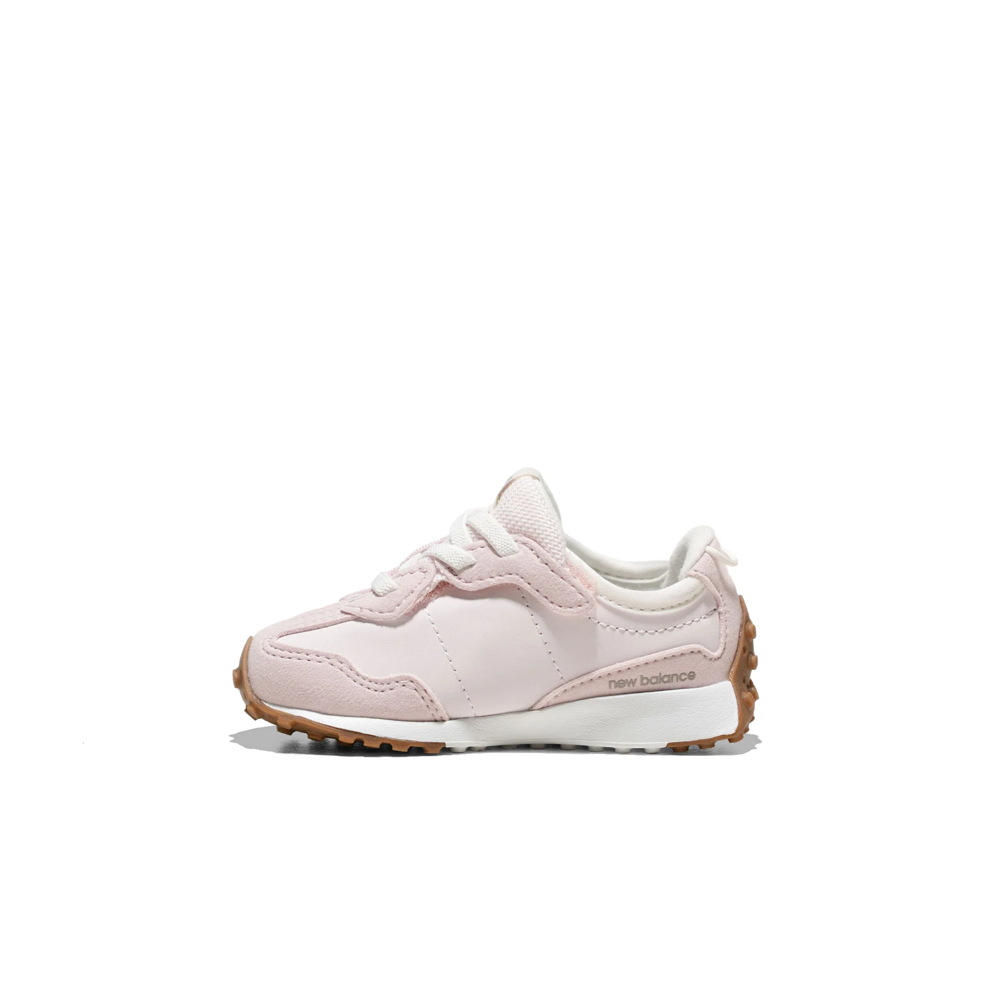 New Balance 327 Pink Salt/Darl Silver Metallic - Image 3