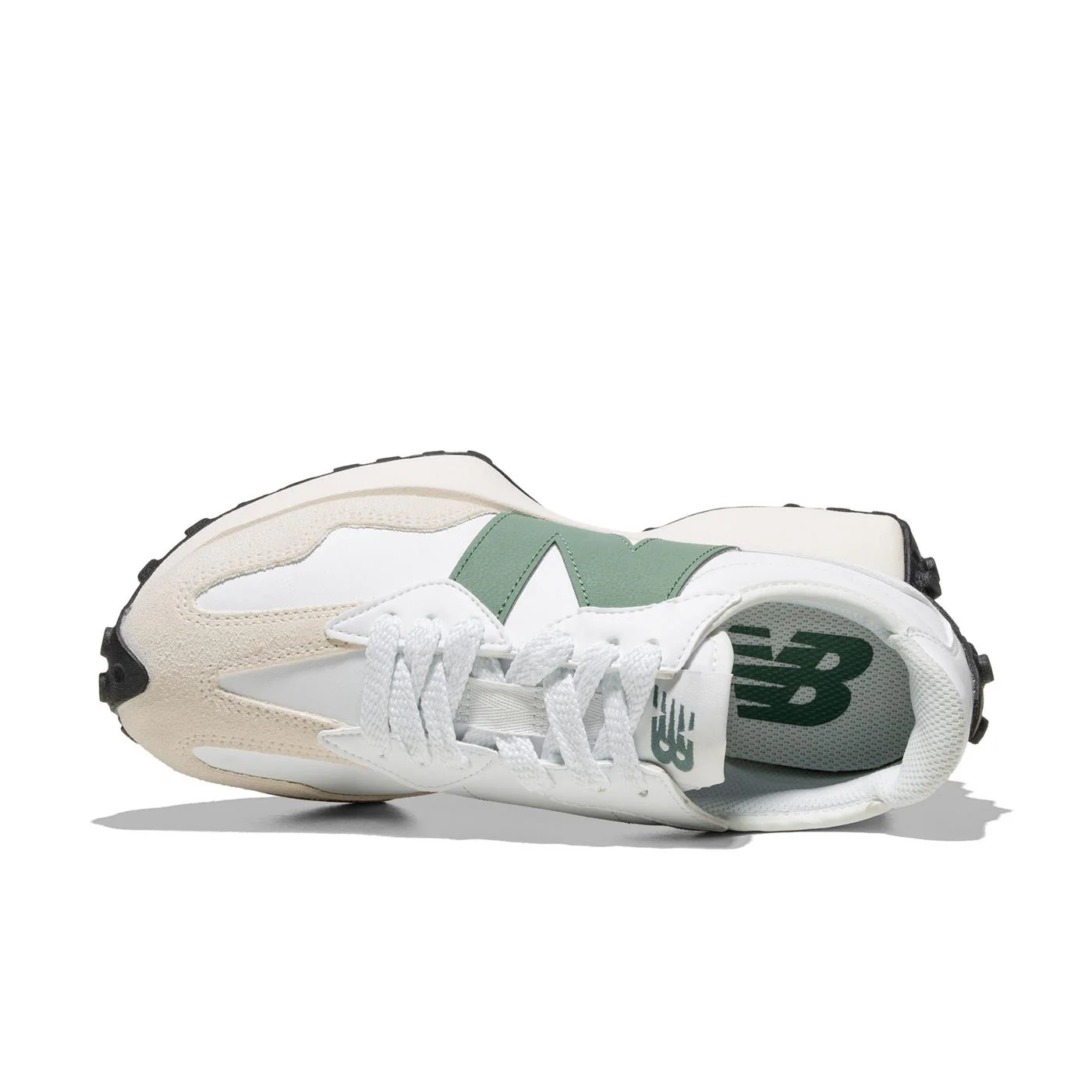 New Balance 327 White/Dark Juniper - Image 5