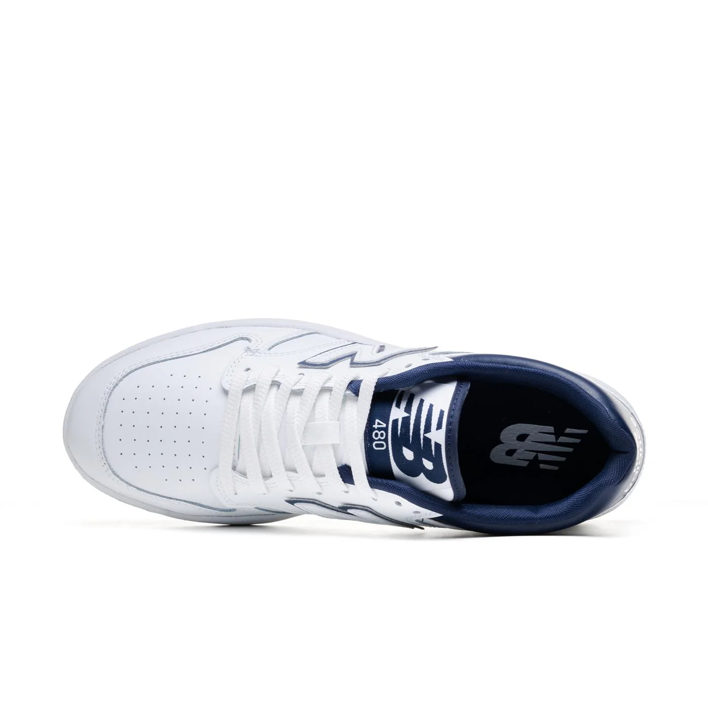 New Balance 480 White/Navy - Image 5