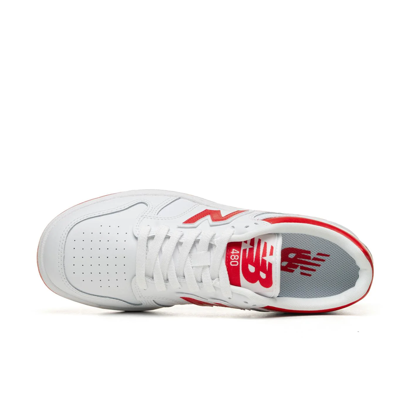 New Balance 480 White/Team Red - Image 5