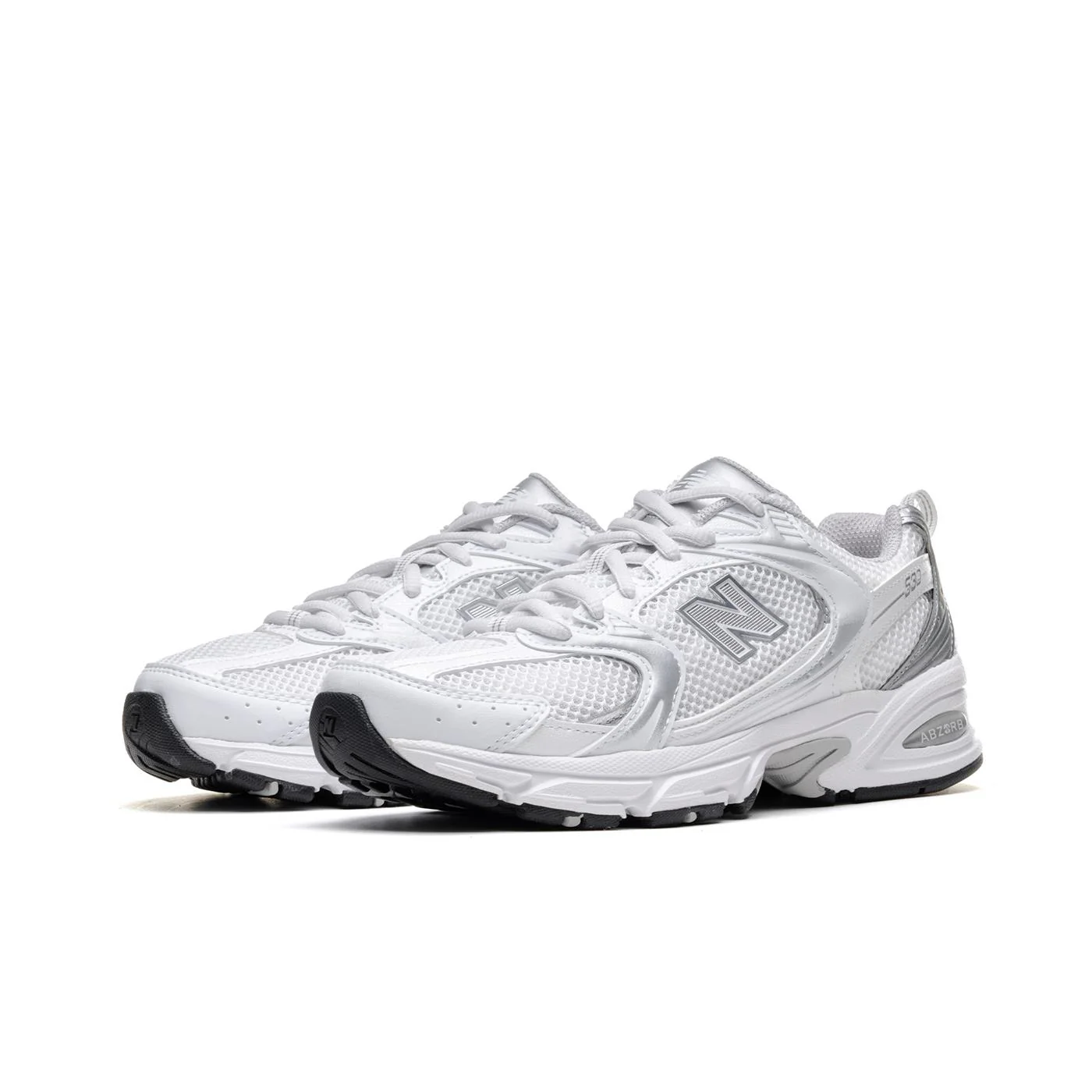New Balance 530 NB White/Silver Metallic - Image 3