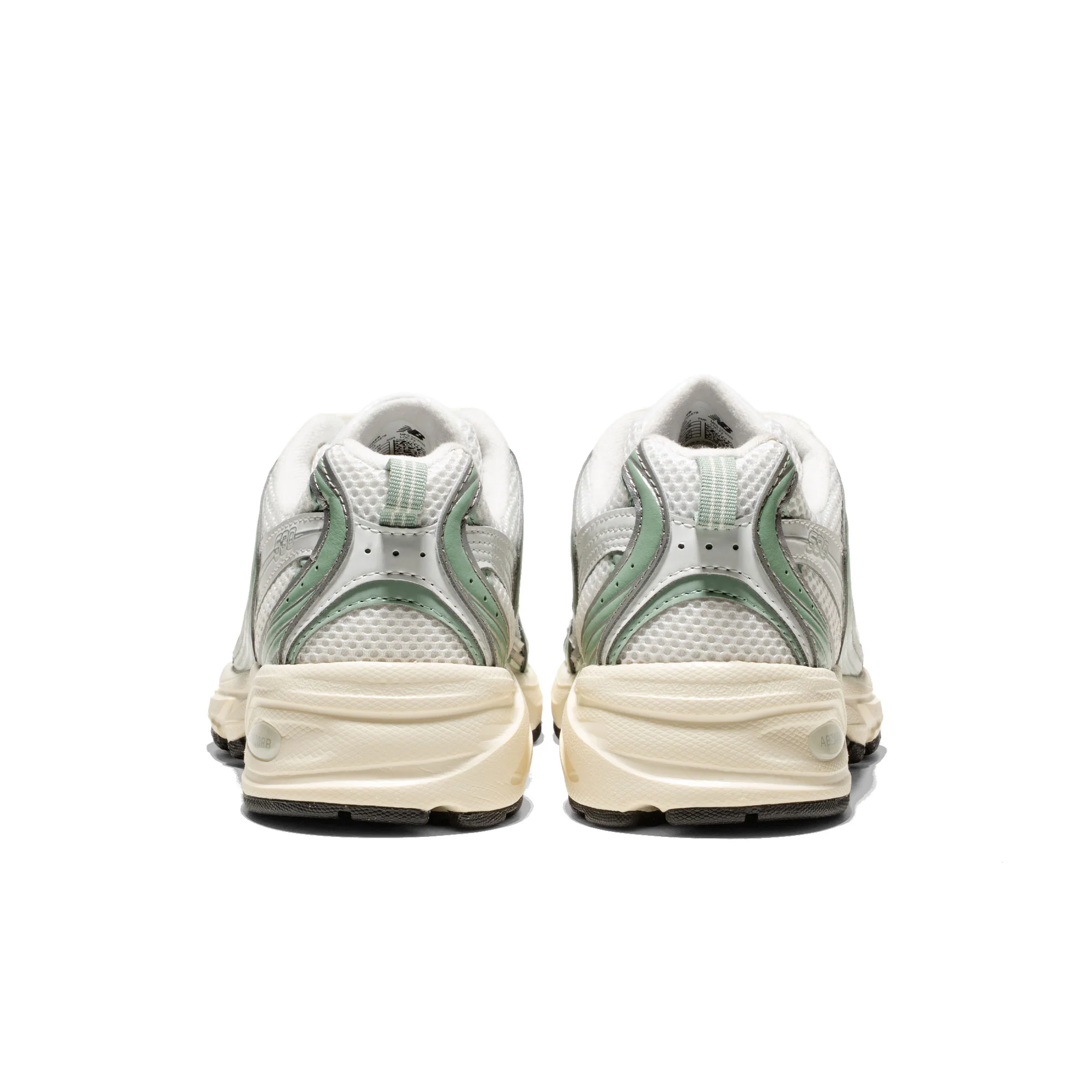 New Balance 530 Silver Metallic/Green - Image 4