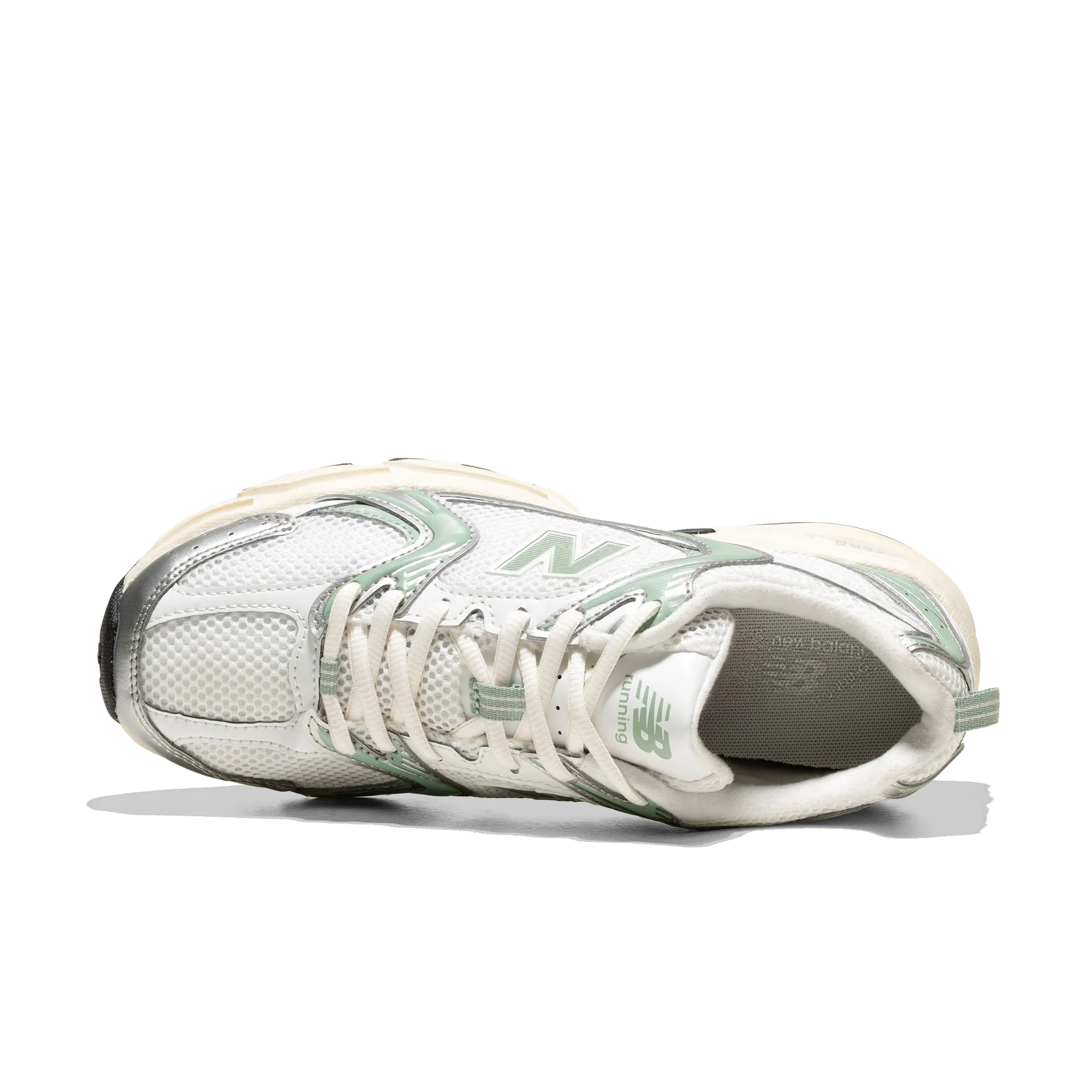 New Balance 530 Silver Metallic/Green - Image 5