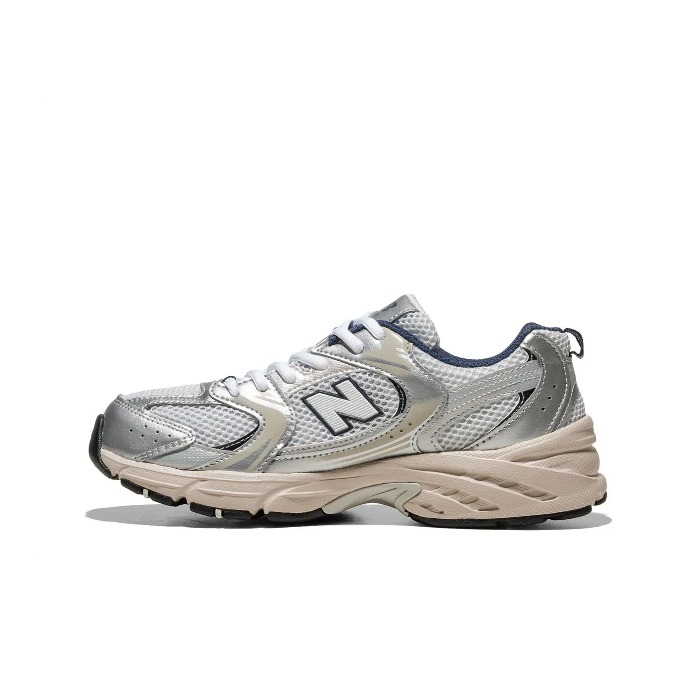 New Balance 530 Summer Fog/Nimbus Cloud-NB Navy - Image 3