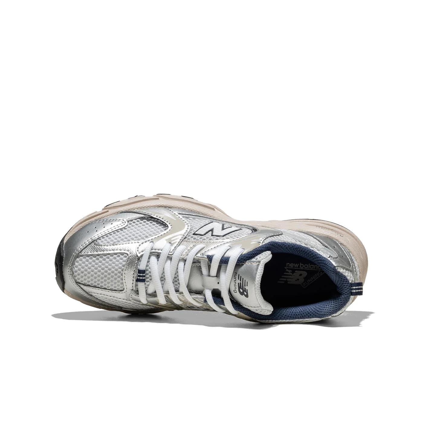New Balance 530 Summer Fog/Nimbus Cloud-NB Navy - Image 5
