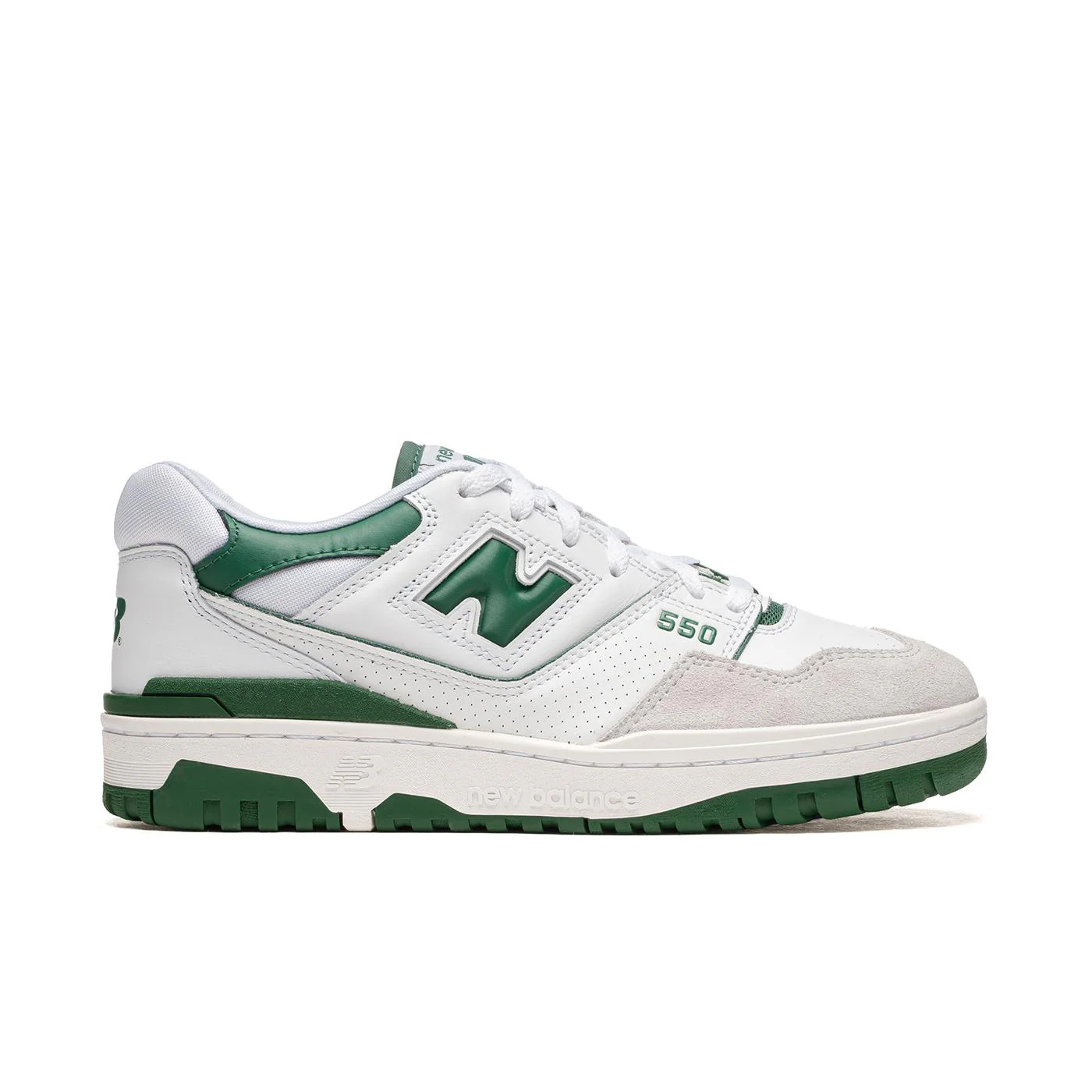 New Balance 550 White/Team Forest Green