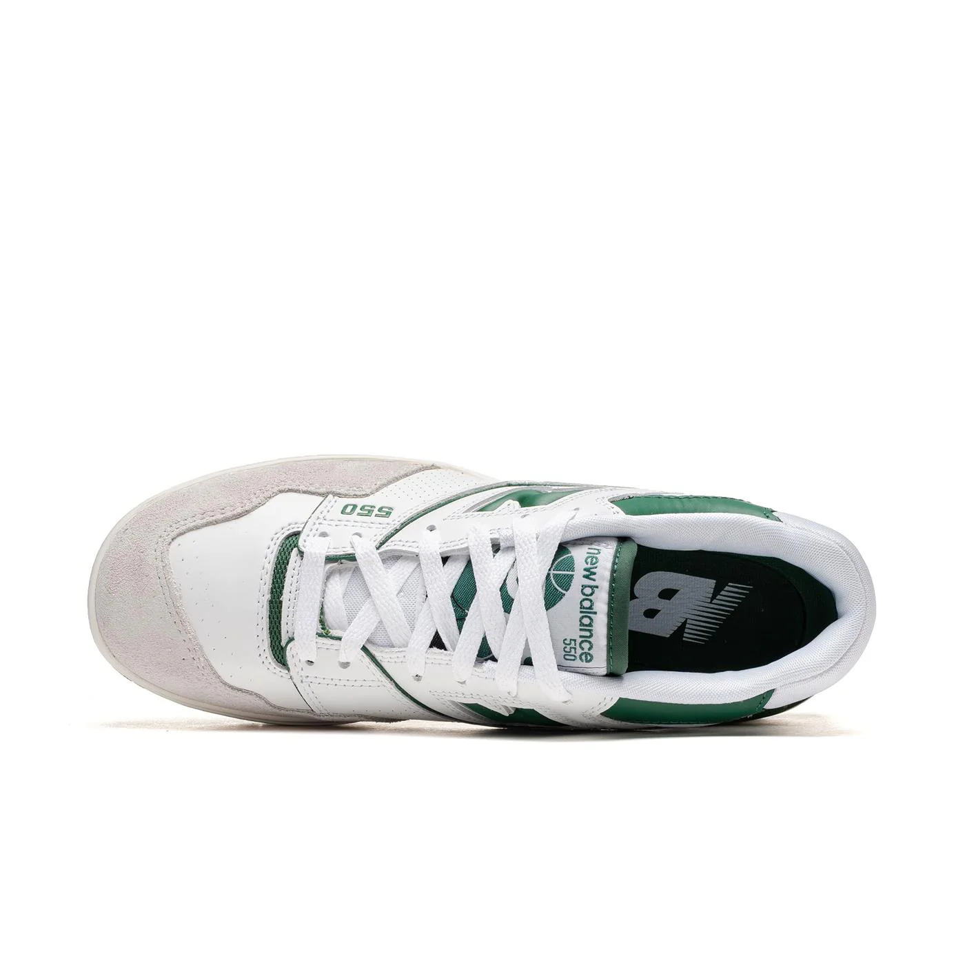New Balance 550 White/Team Forest Green - Image 5