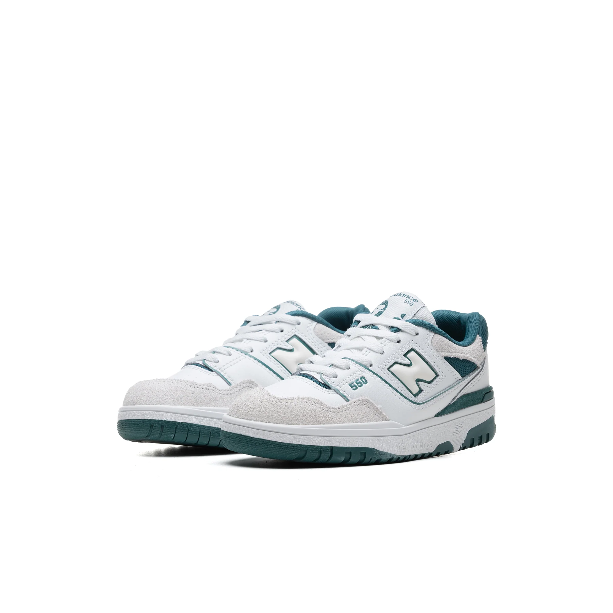 New Balance 550 White/Vintage Teal - Image 3