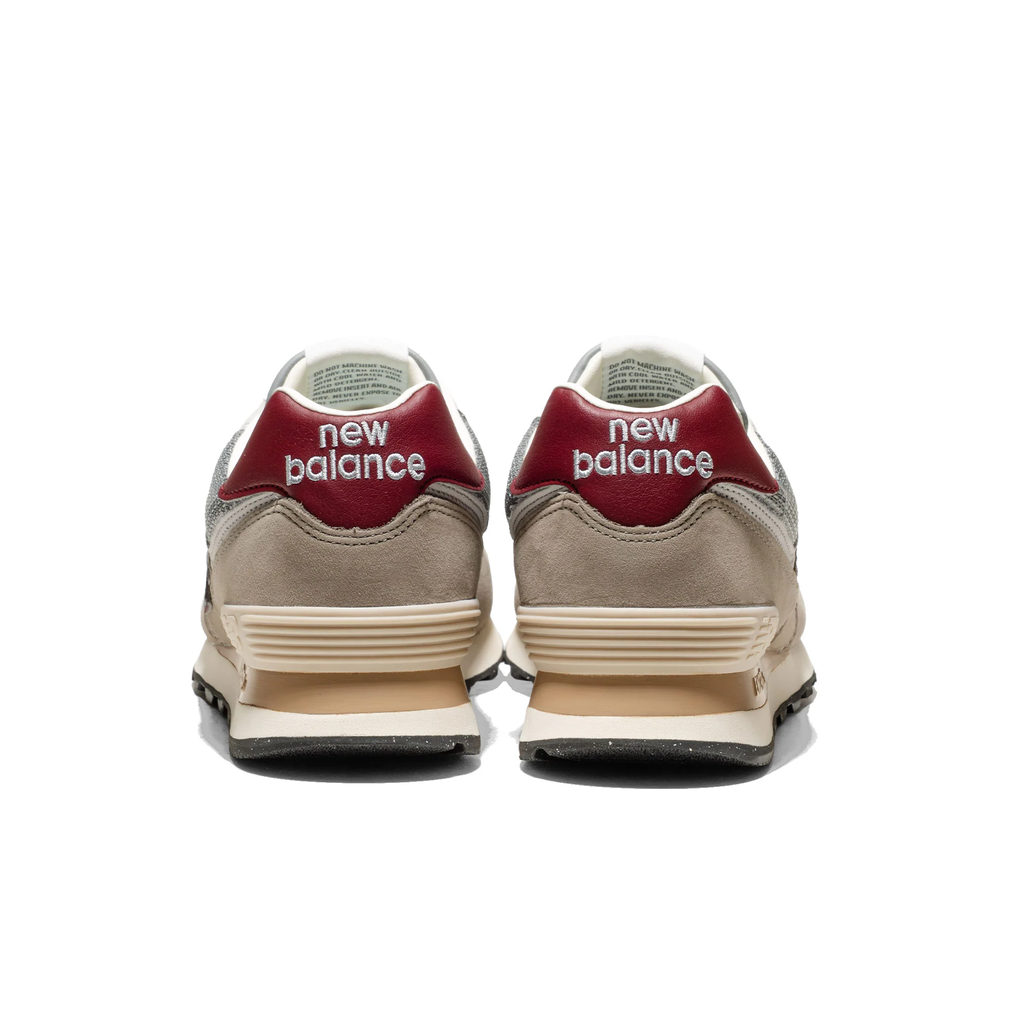 New Balance 574 Arid Stone/Monarch Burgundy - Image 4