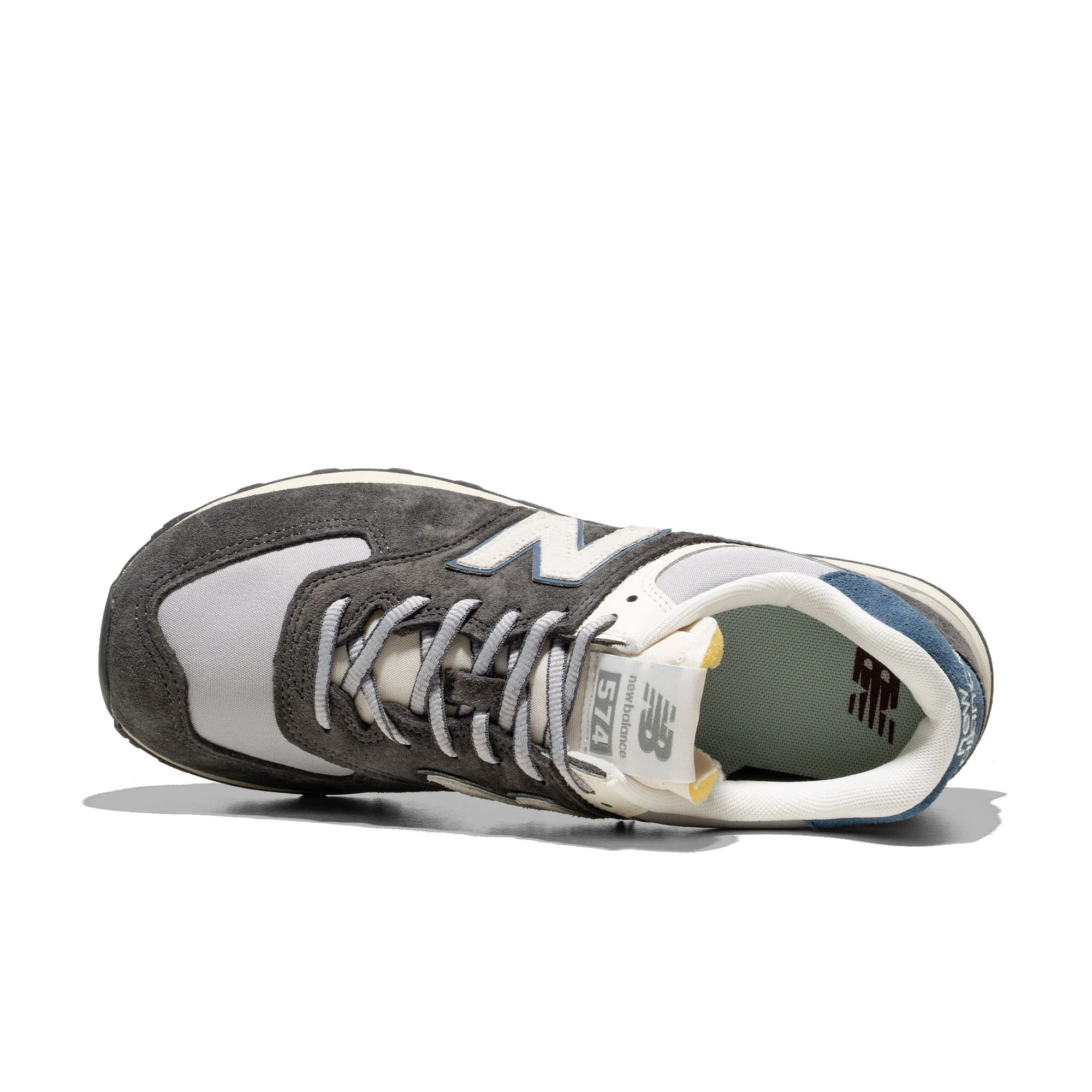 New Balance 574 Black Cement/Rain Cloud - Image 6