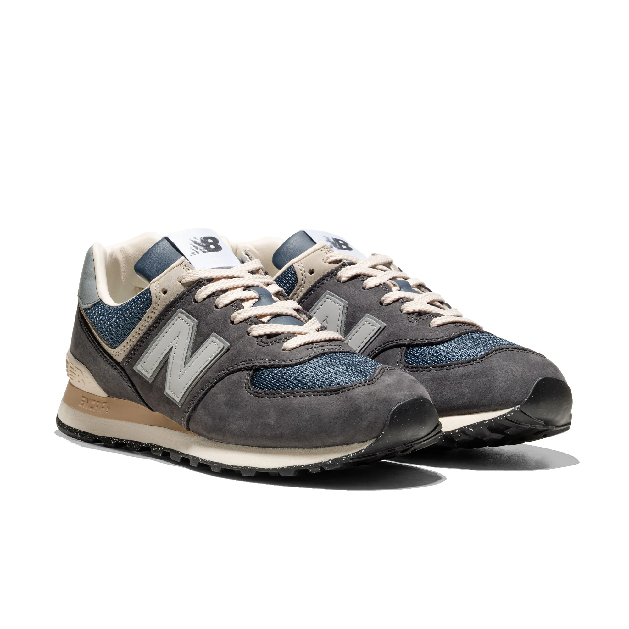 New Balance 574 Black Cement/Slate Grey - Image 2