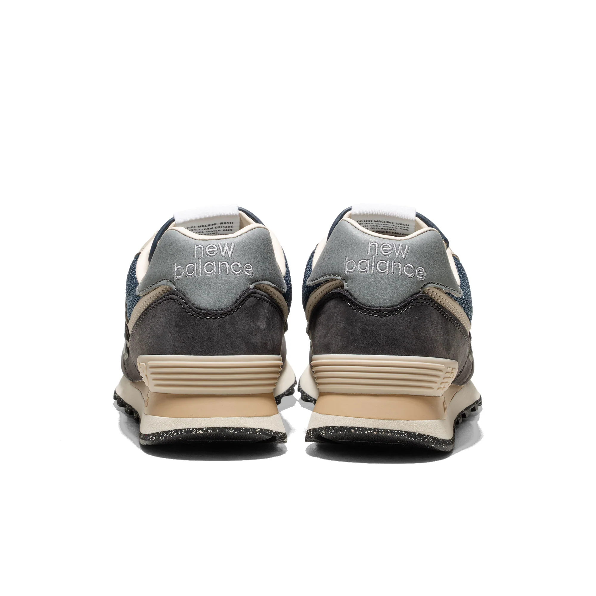 New Balance 574 Black Cement/Slate Grey - Image 4