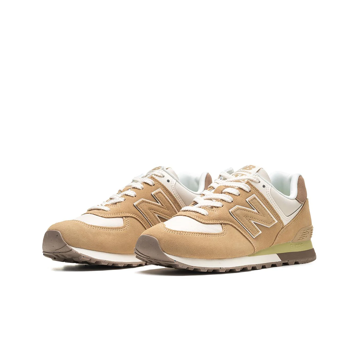 New Balance 574 Bone/White - Image 3