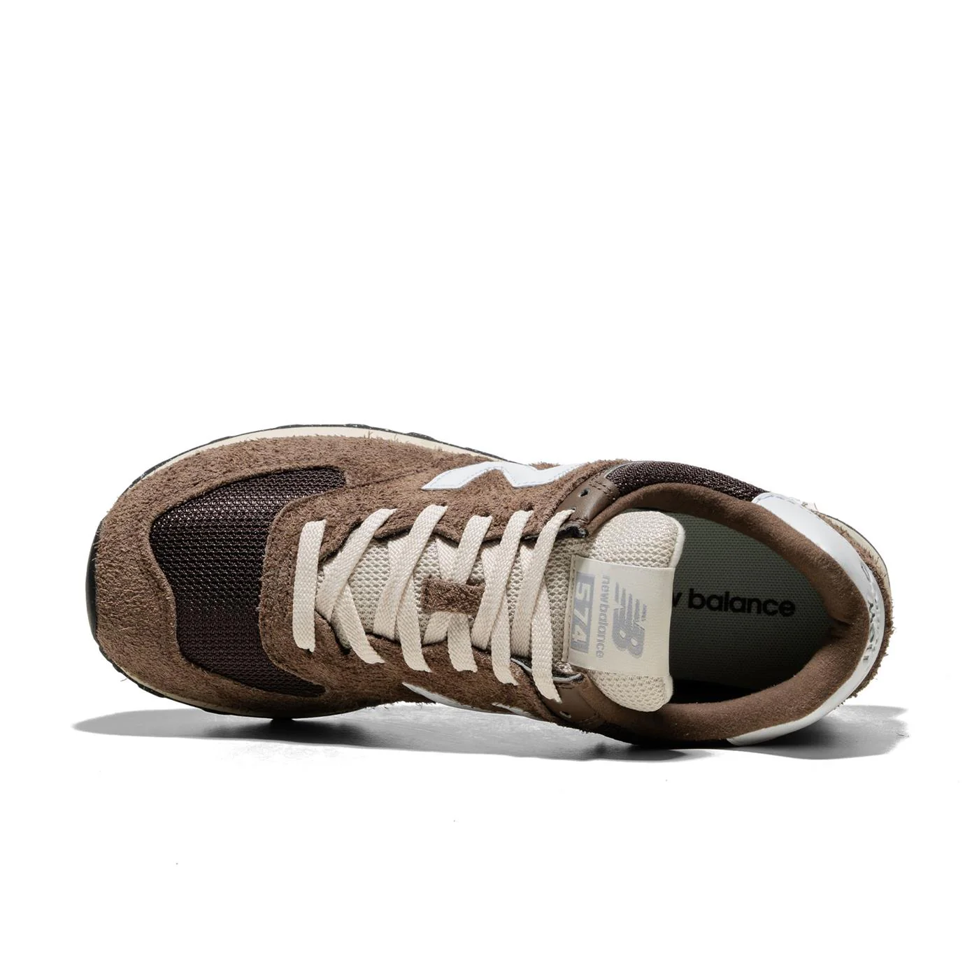 New Balance 574 Dark Mushroom/Angora - Image 5