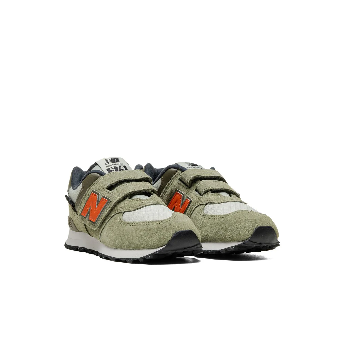 New Balance 574 Dark Olivine/Infield Clay - Image 3